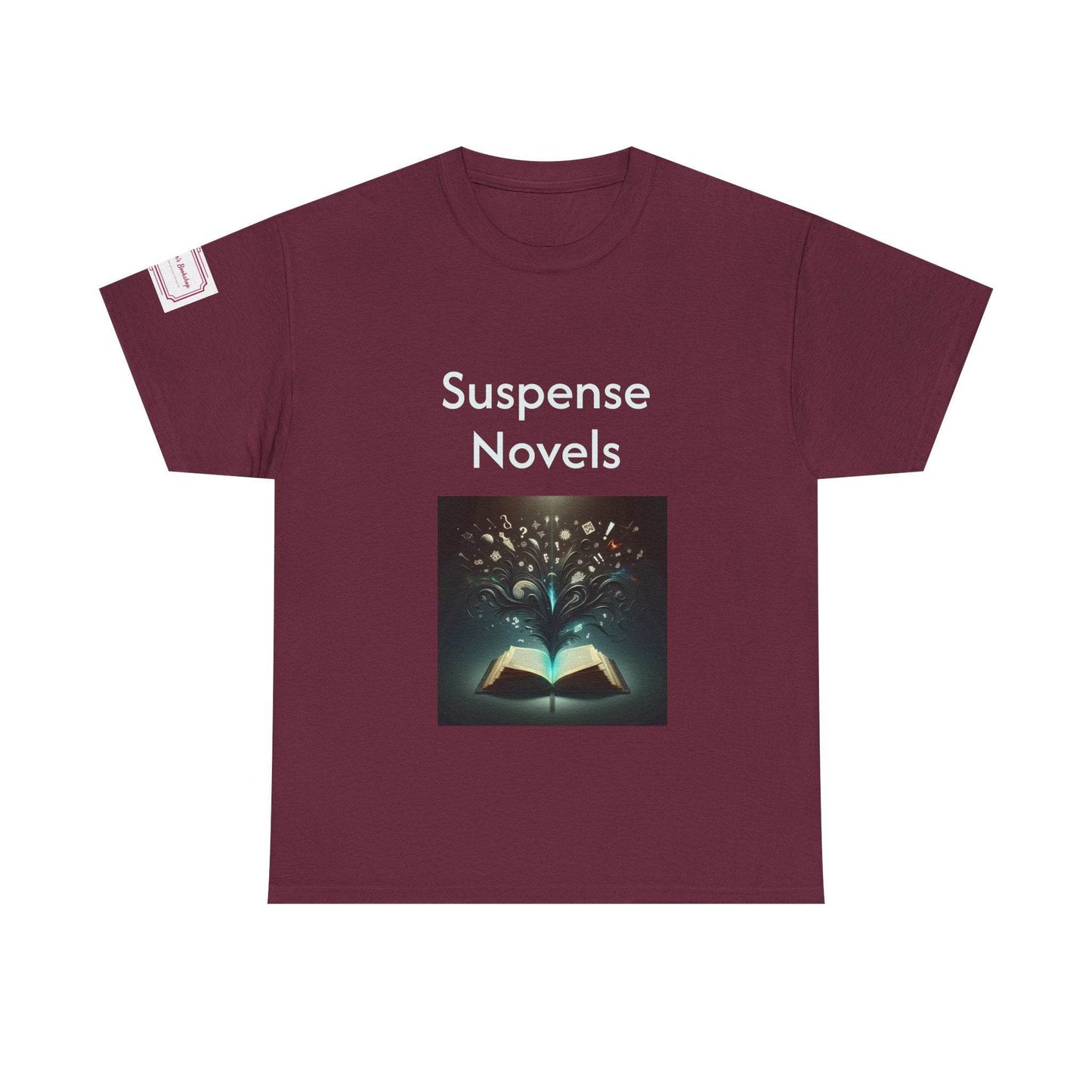 Fiction - Graphic Unisex Heavy Cotton Tee - Suspense Novels - The Dreamer's Bookshop.