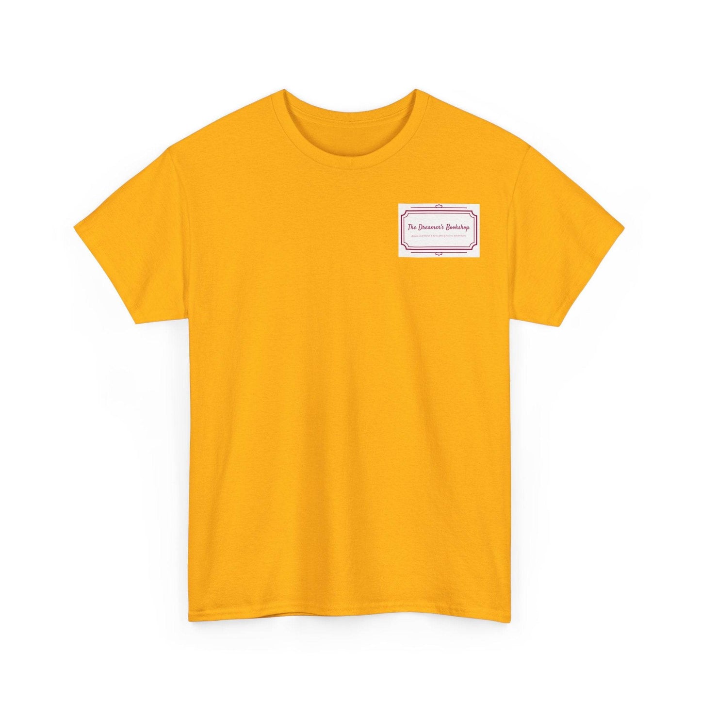 Personalized Unisex Heavy Cotton Tee - Perfect for Casual Days & Gifts - The Dreamer's Bookshop.