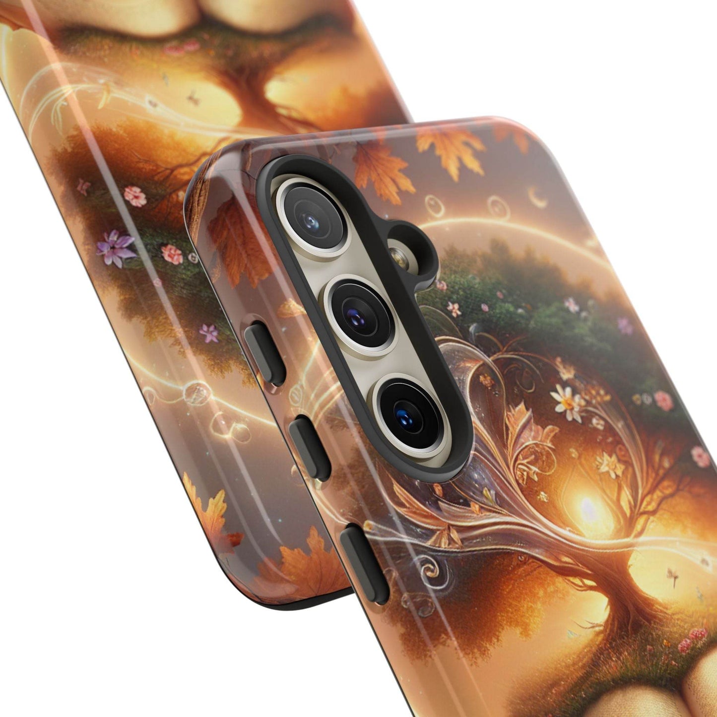 Nature-Inspired iPhone & Samsung Phone Case with Tree of Life Design - The Dreamer's Bookshop.