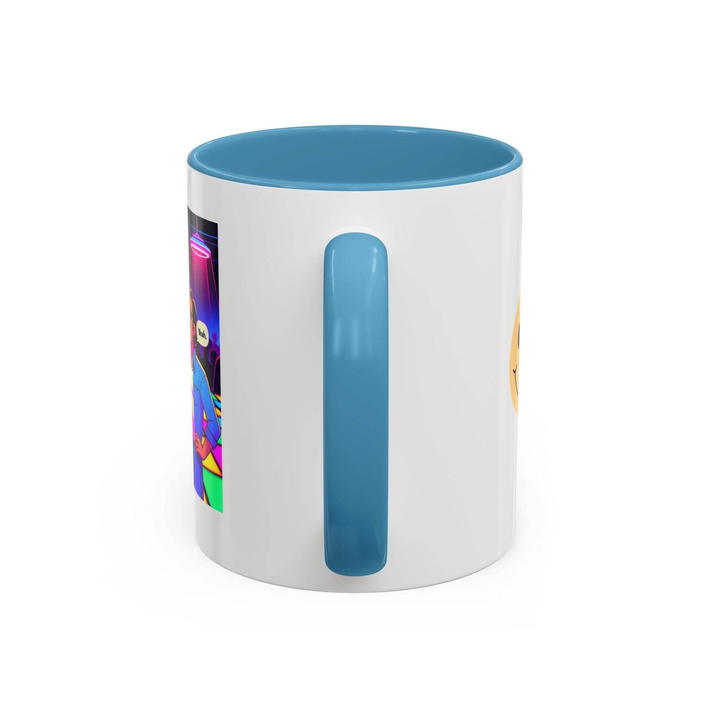 Retro Vibe Accent Coffee Mug - You should be writing - The Dreamer's Bookshop.