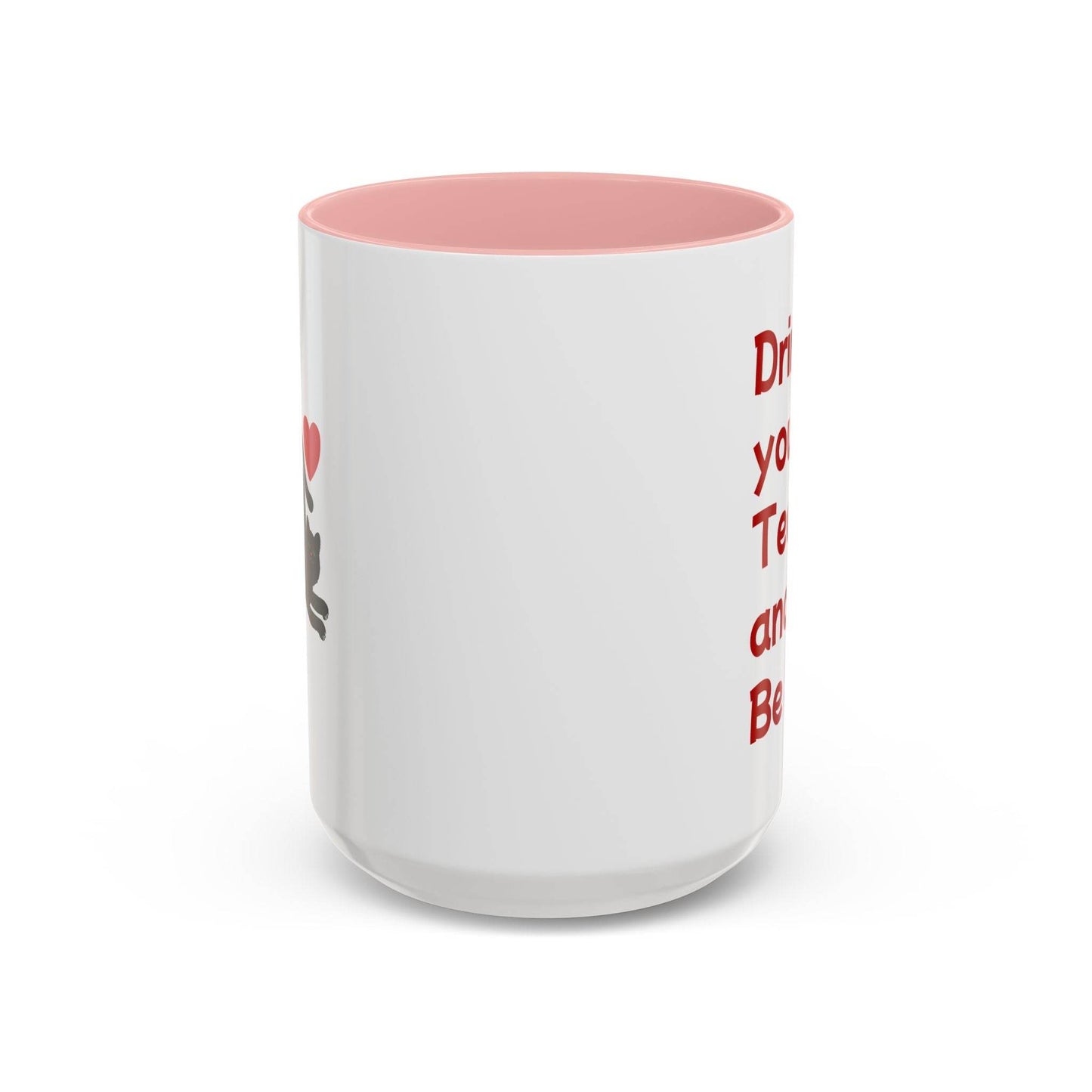 Cute Cat Love Tea Mug - 11 & 15oz Drink and be Nice - The Dreamer's Bookshop.