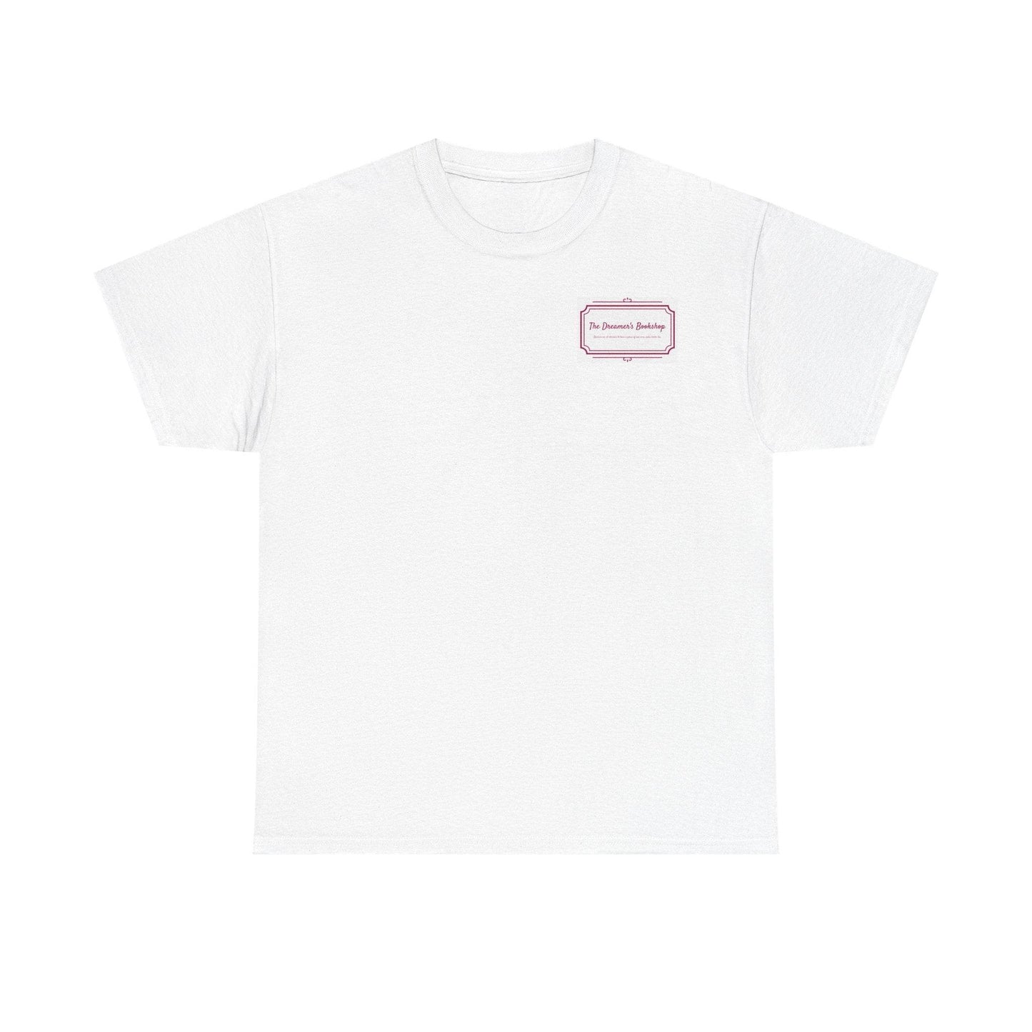 Personalized Unisex Heavy Cotton Tee - Perfect for Casual Days & Gifts - The Dreamer's Bookshop.