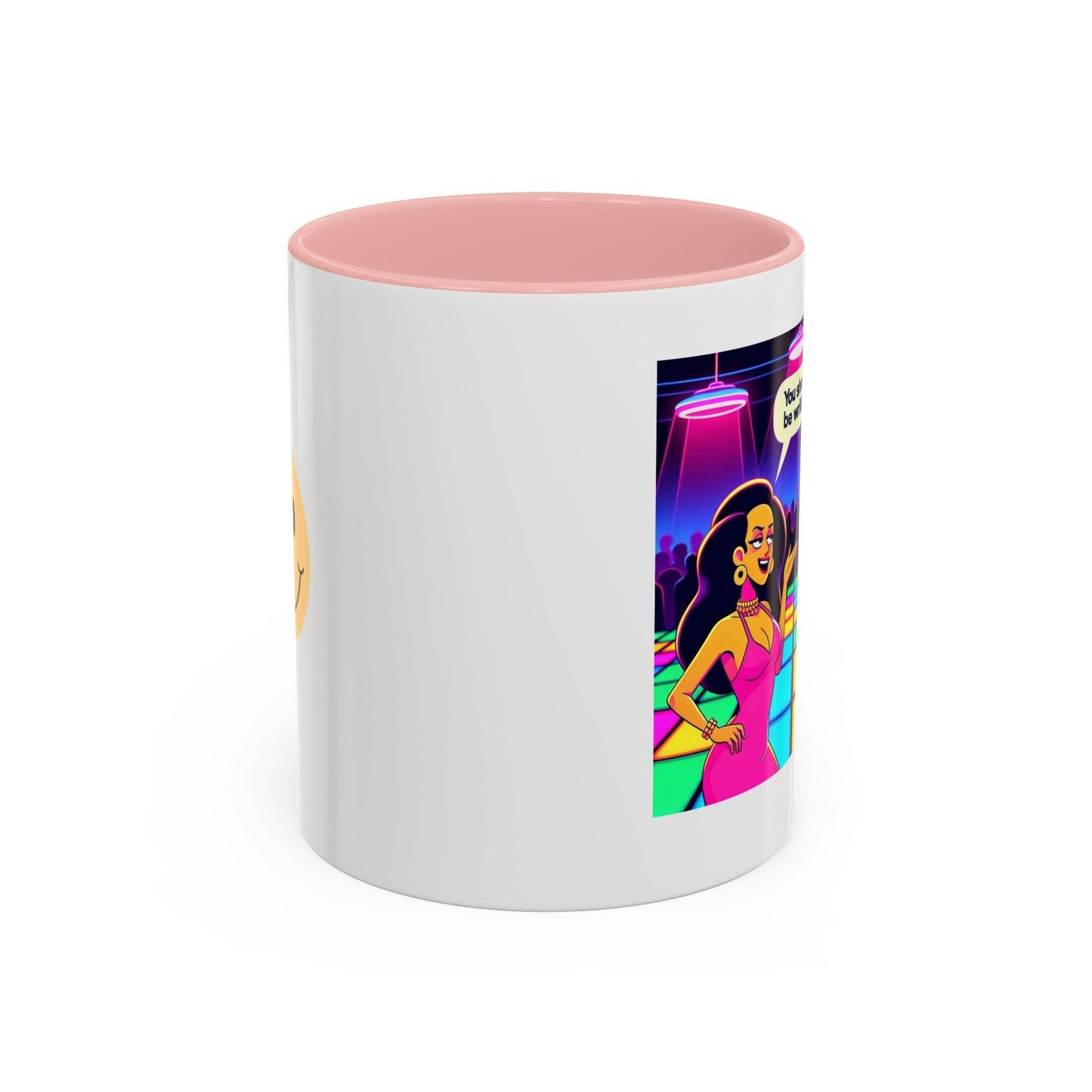 Retro Vibe Accent Coffee Mug - You should be writing - The Dreamer's Bookshop.