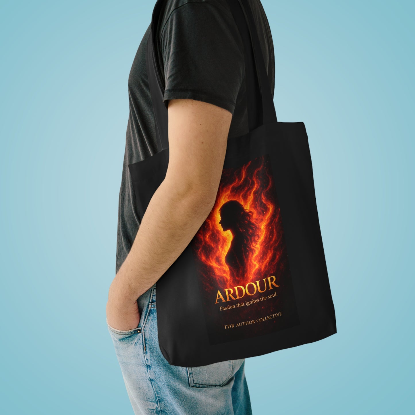 Literary Ardour Cotton Tote Bag - For Writers and Book Lovers