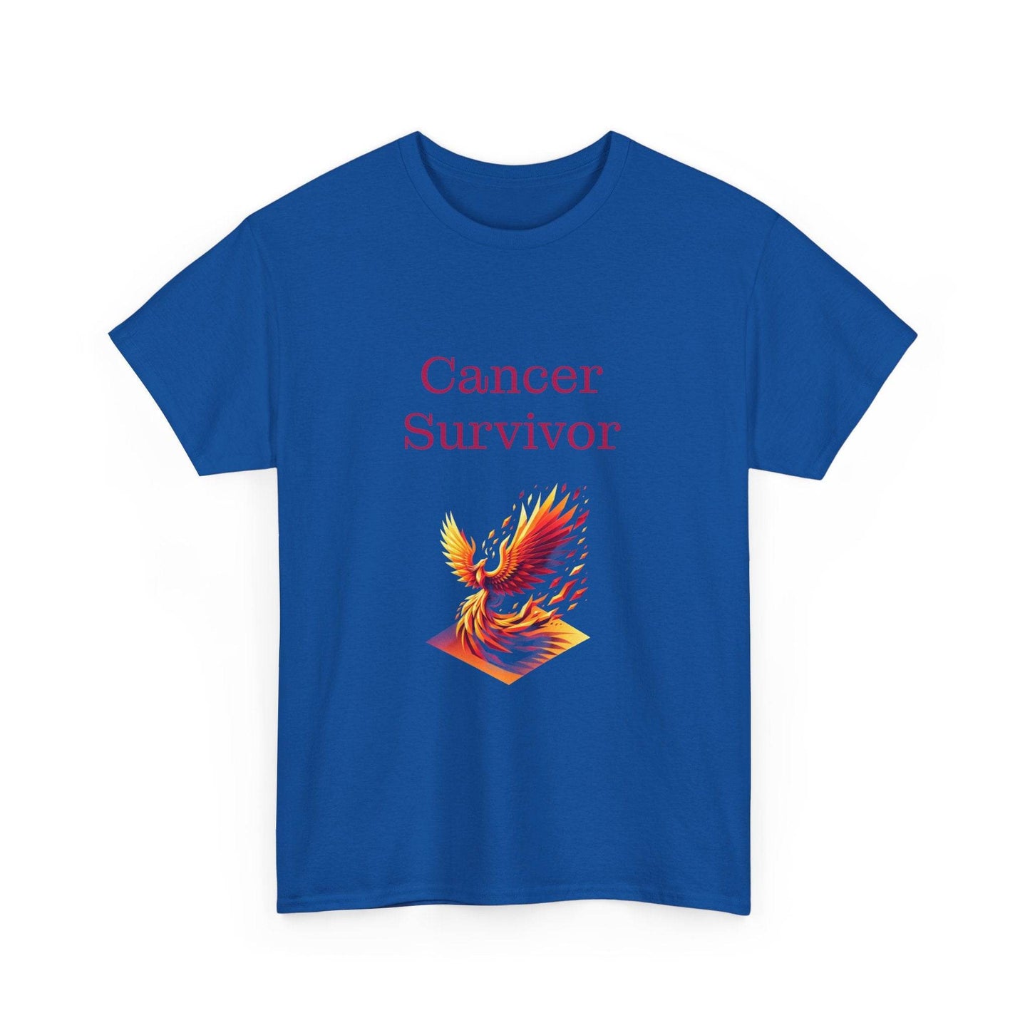 Cancer Survivor Unisex Heavy Cotton Tee - Inspirational Battle T-Shirt - The Dreamer's Bookshop.