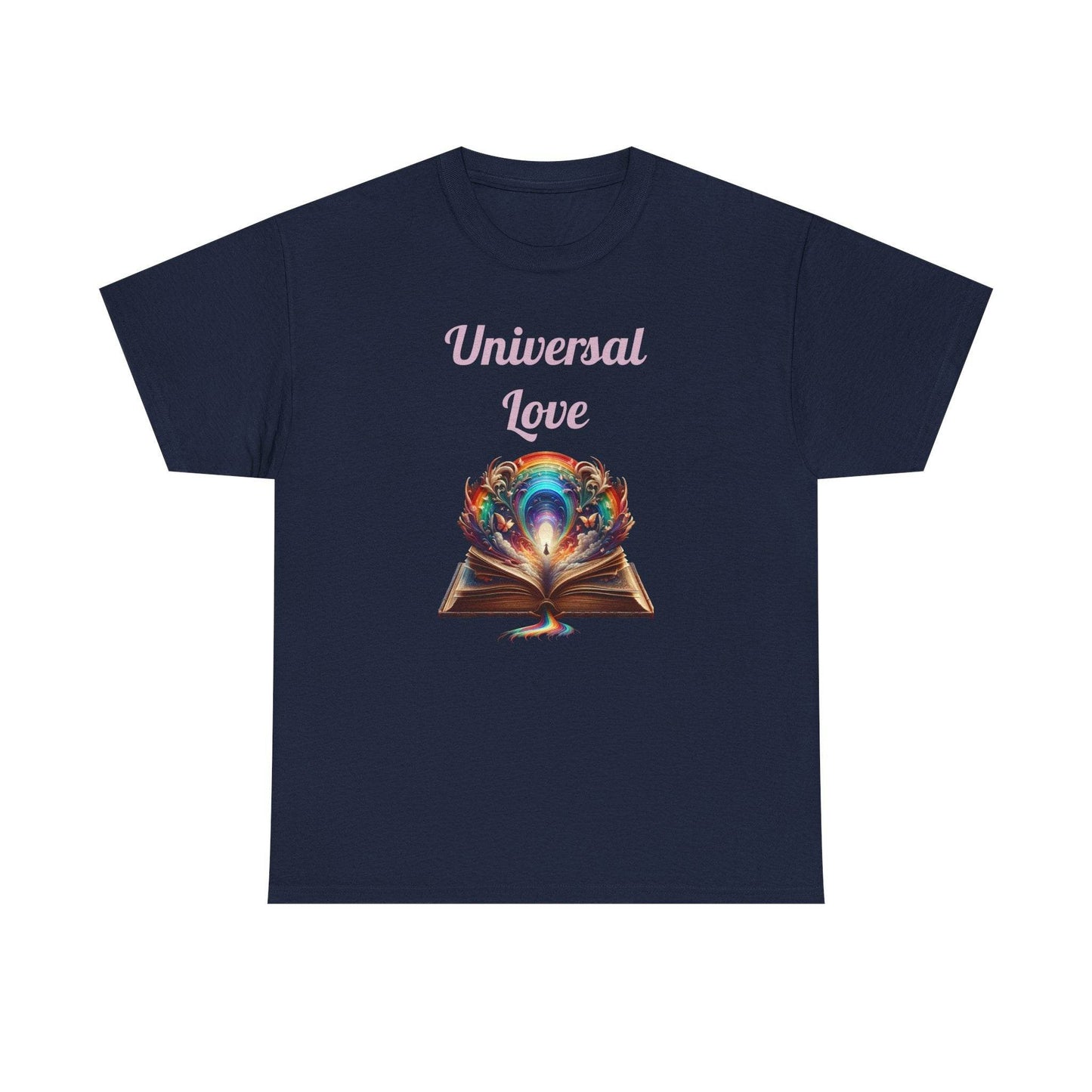 Universal Love - Graphic Tee - Unisex Heavy Cotton T-Shirt Queer Romance Books - The Dreamer's Bookshop.