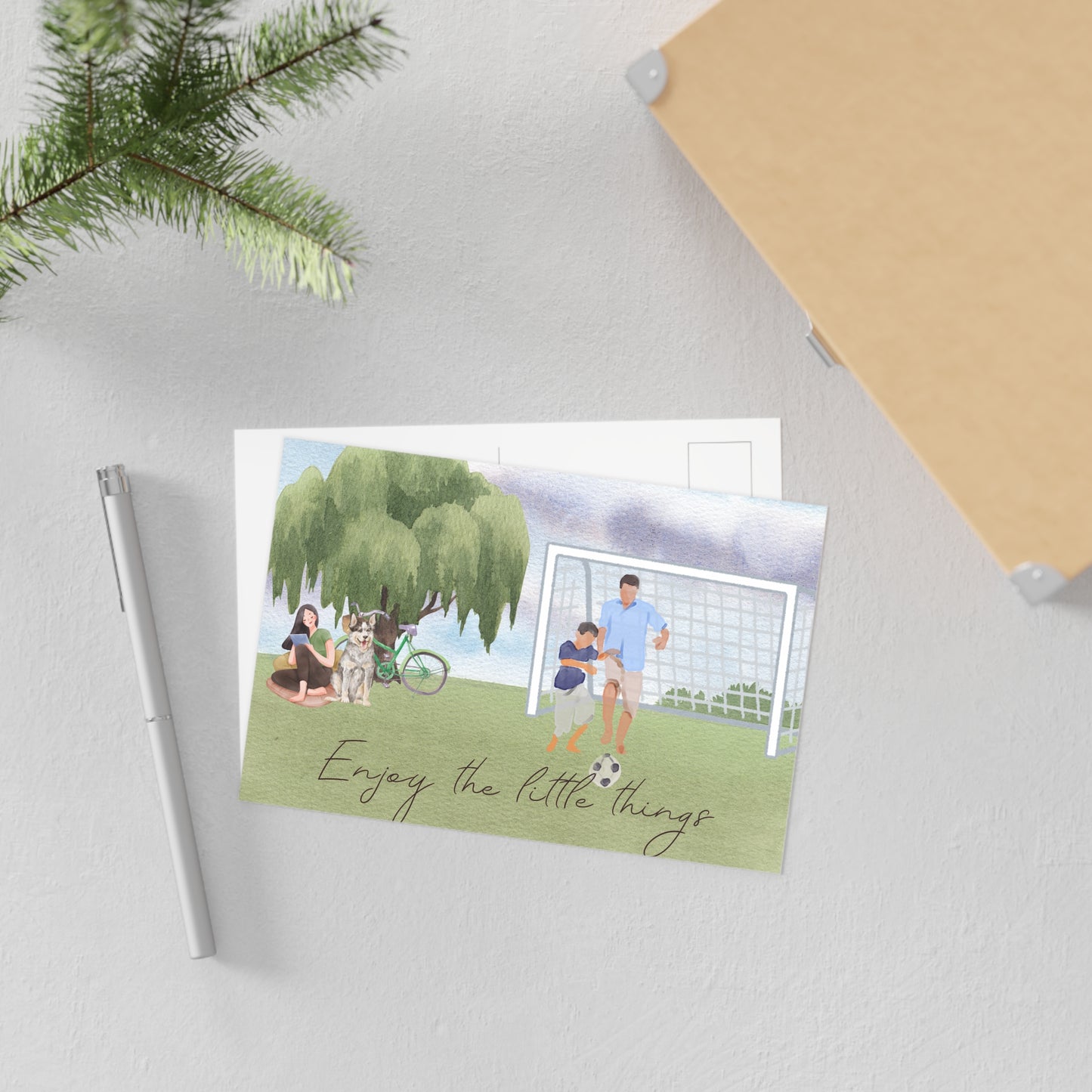 The Dreamer's Bookshop "Dad & Son" Enjoy the Little Things Card - The Dreamer's Bookshop.