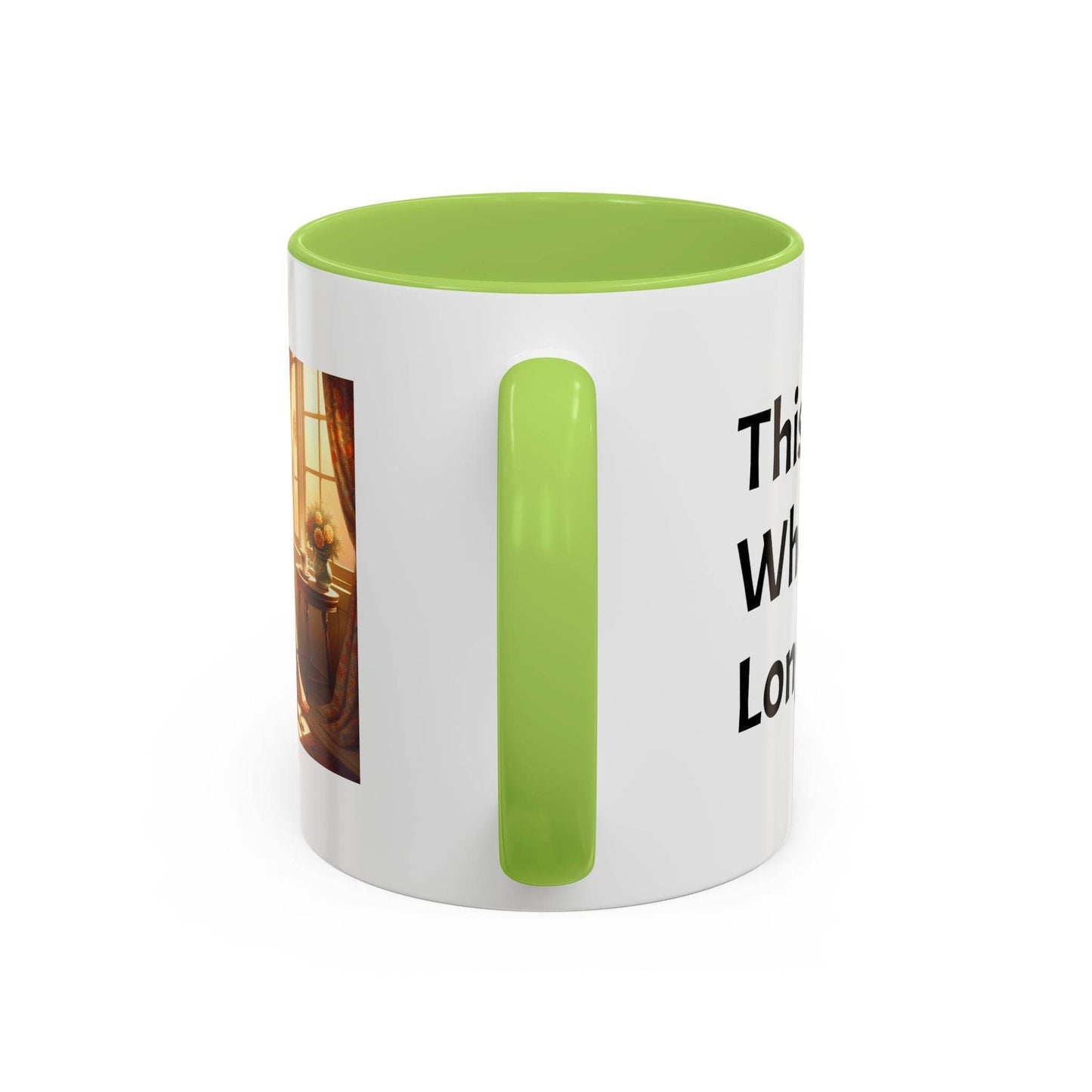 Cozy Reading Accent Coffee Mug - 11 oz - Perfect for Book Lovers - The Dreamer's Bookshop.
