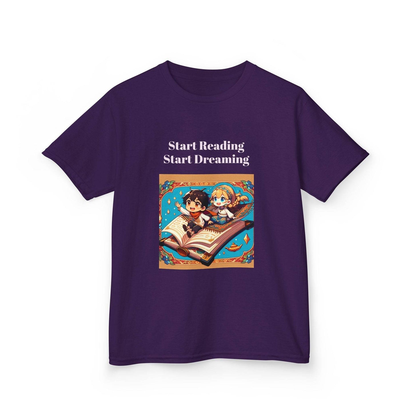 EU - Kids Start Reading Start Dreaming Tee - The Dreamer's Bookshop.