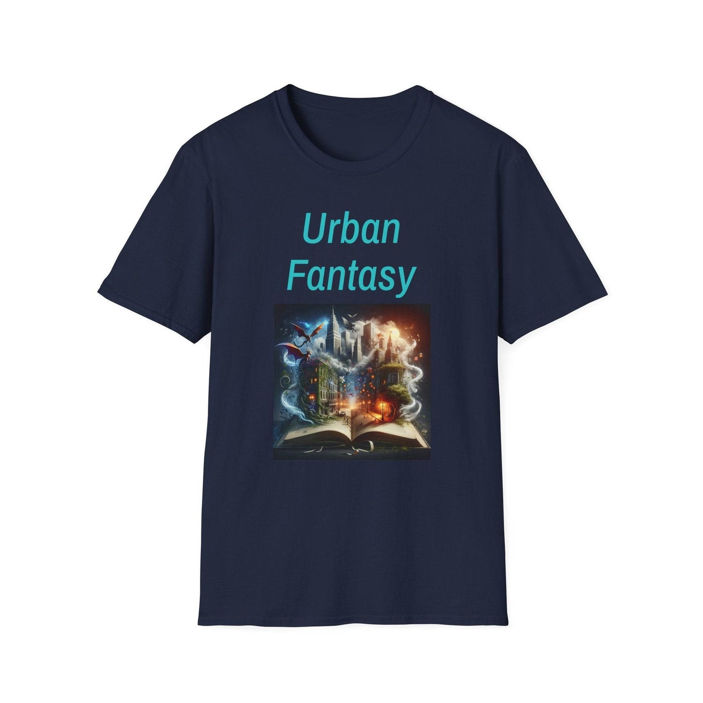 Urban Fantasy Unisex Softstyle T-Shirt - Dreamy Graphic Tee for Book Lovers - The Dreamer's Bookshop.
