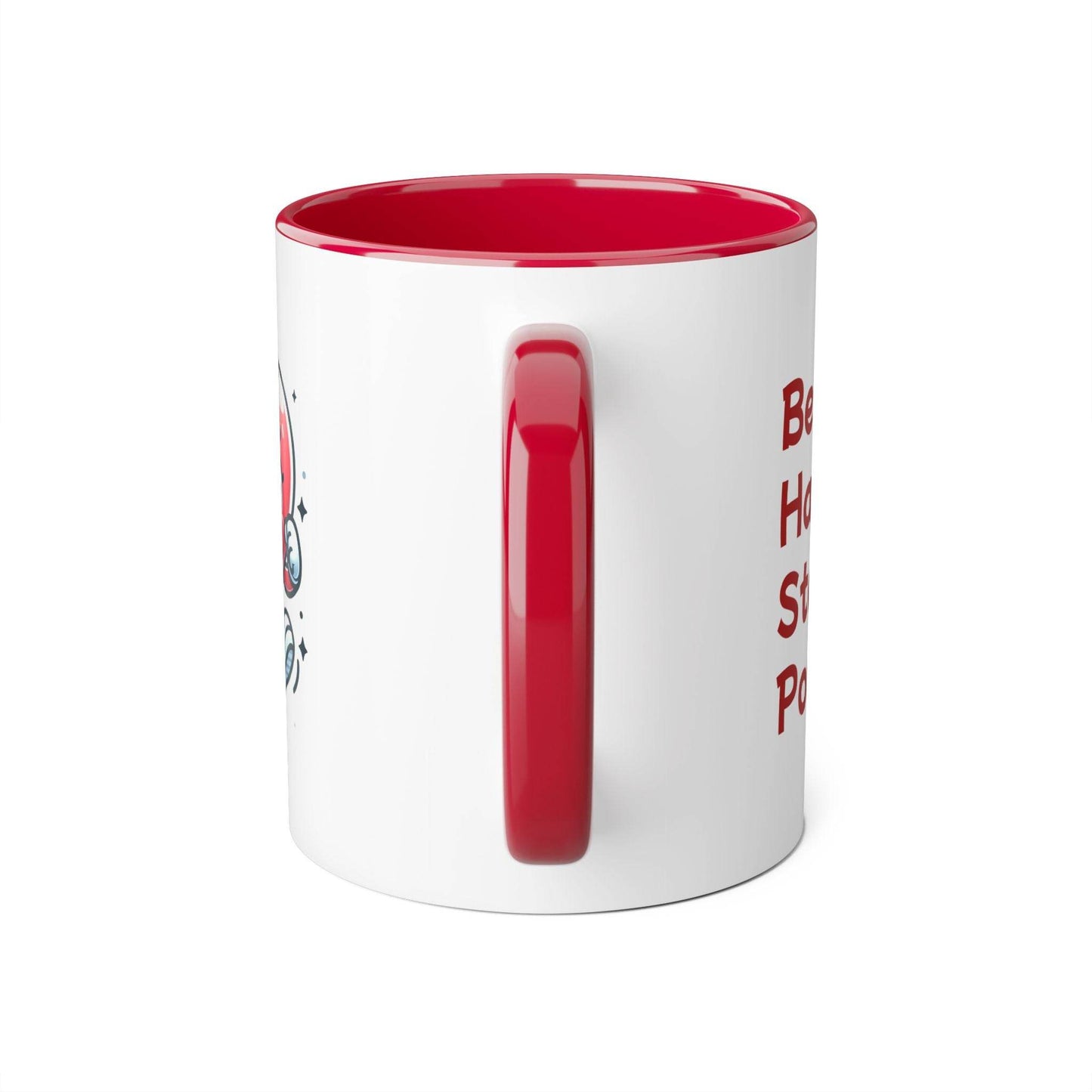Be Happy Stay Positive Accent Mug - 11oz Coffee Cup for Daily Inspiration - The Dreamer's Bookshop.