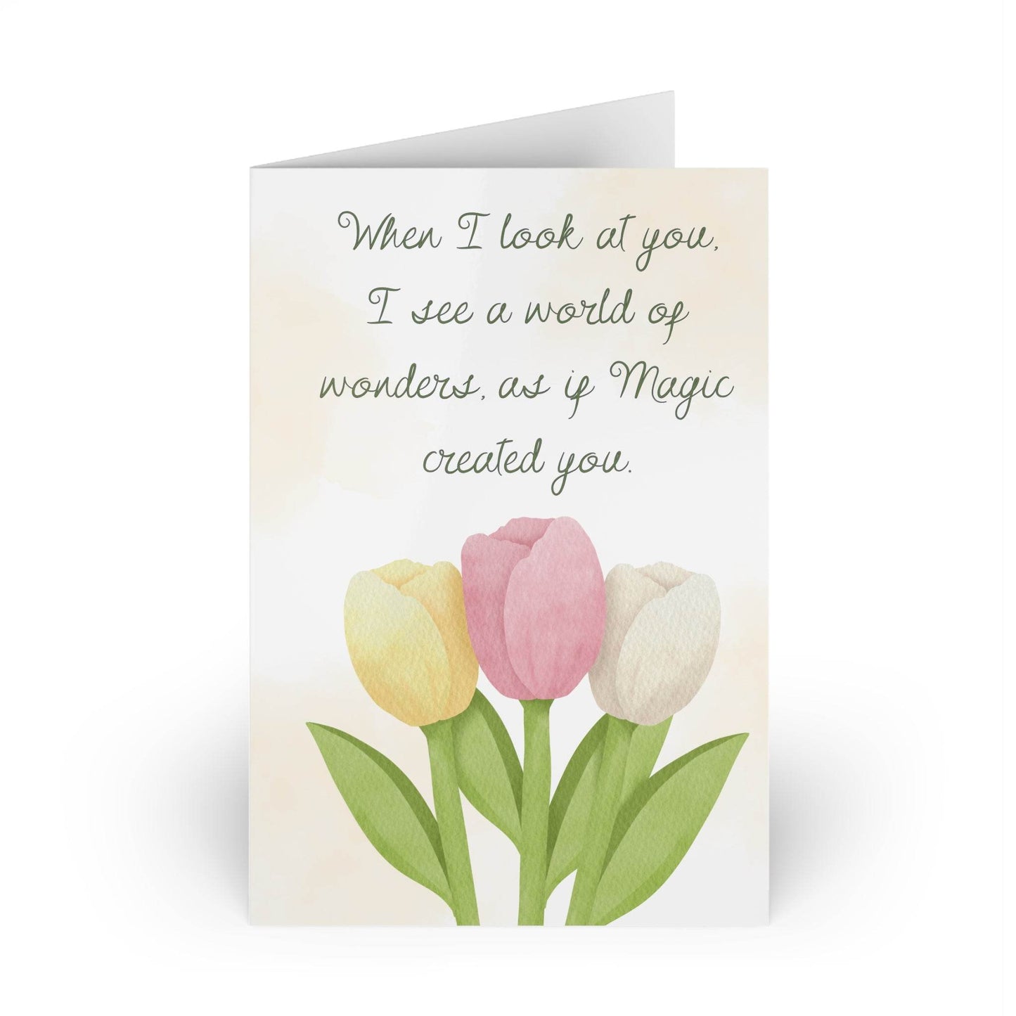 The Dreamer's Bookshop Affection "When I Look" Art Print Card - The Dreamer's Bookshop.