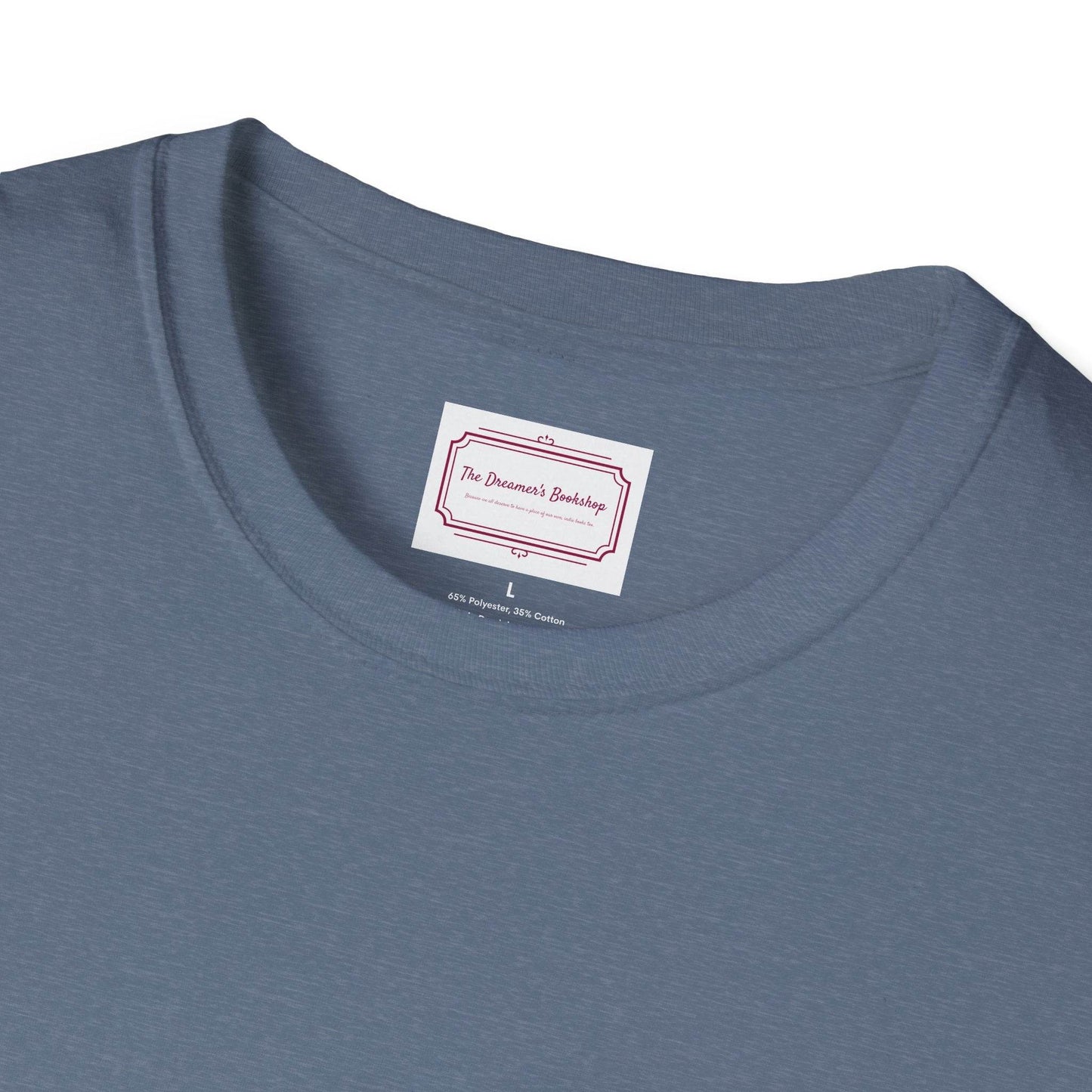 Inspirational Unisex Softstyle T-Shirt - Books are my cure - The Dreamer's Bookshop.