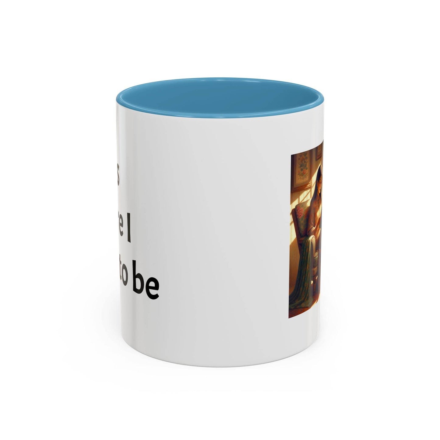 Cozy Reading Accent Coffee Mug - 11 oz - Perfect for Book Lovers - The Dreamer's Bookshop.