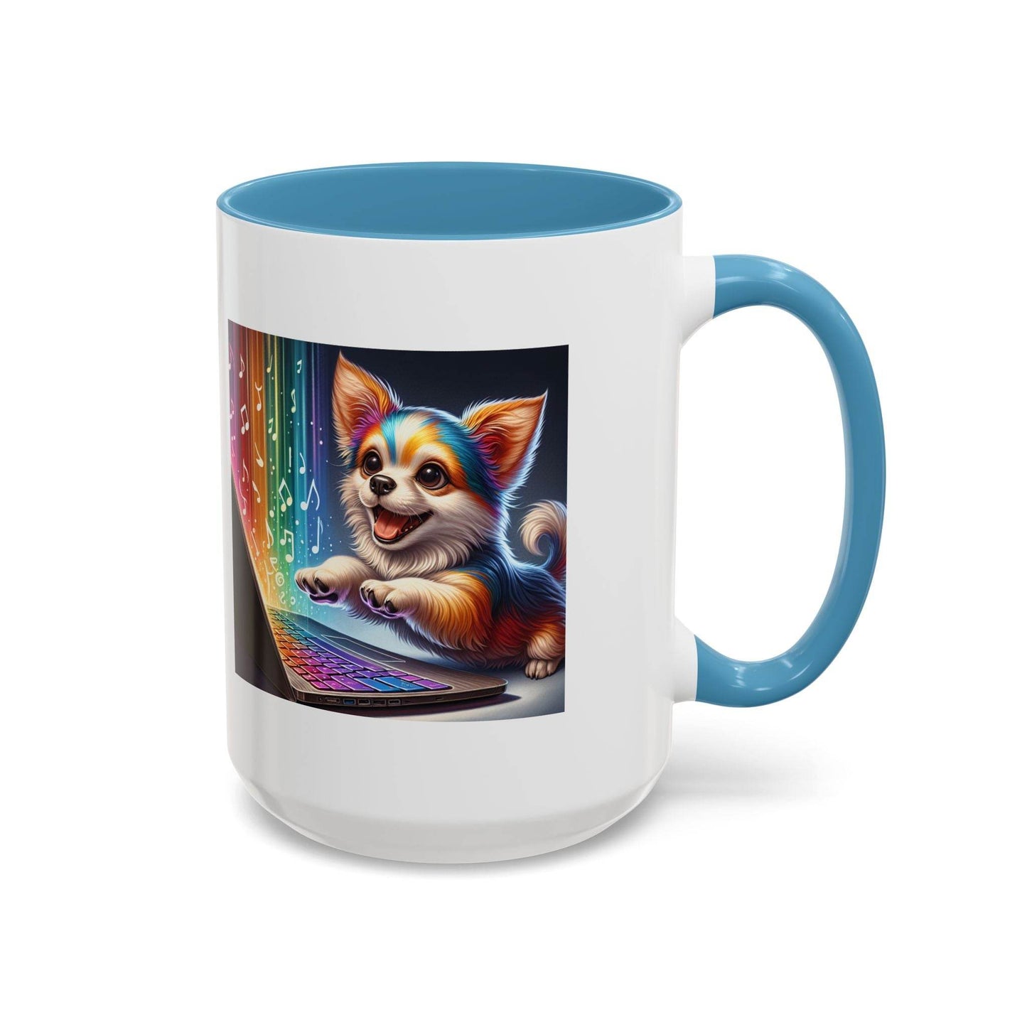 Cute Dog Writer Coffee Mug - 11 & 15oz for Book Lovers - The Dreamer's Bookshop.