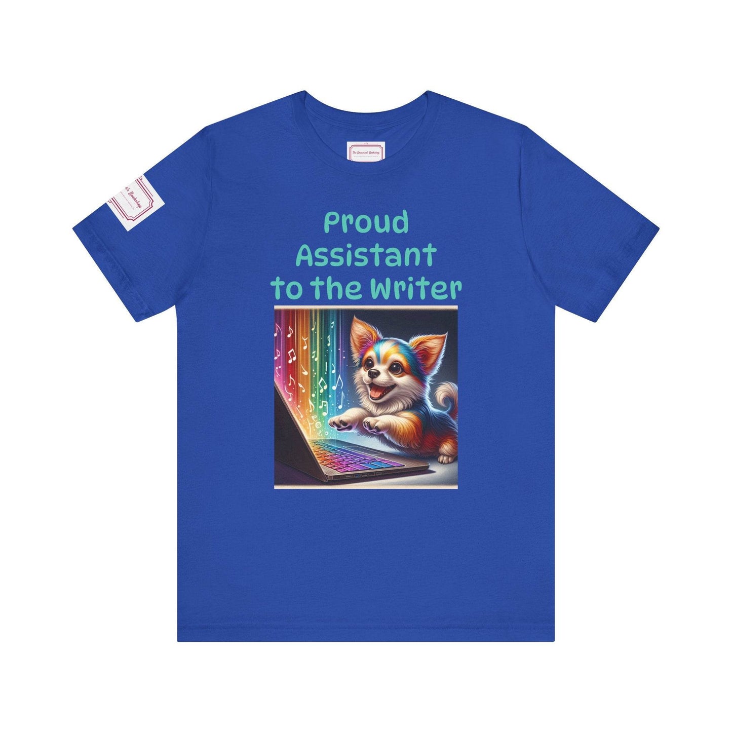 Assistant Writer Tee - Fun Short Sleeve Shirt for Writers & Book Lovers - The Dreamer's Bookshop.