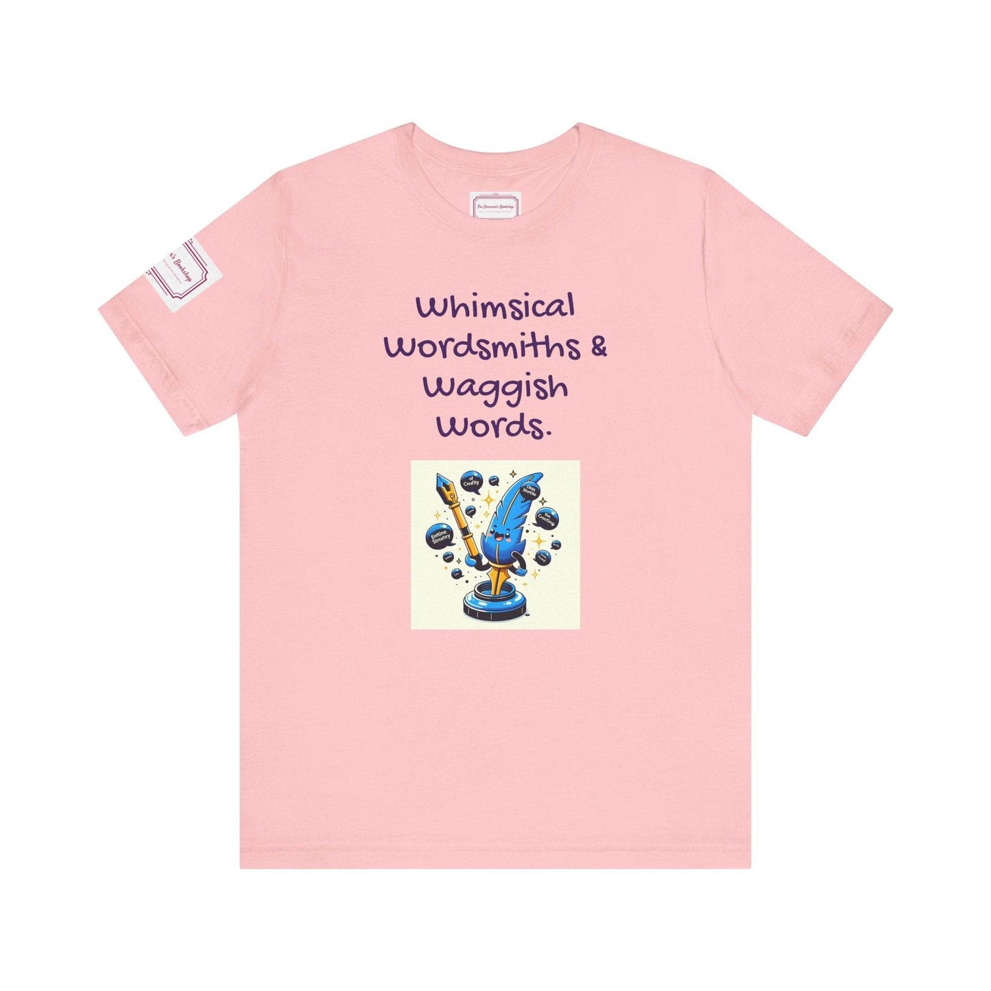 Whimsical Wordsmiths Tee - Fun Short Sleeve Shirt for Writers & Book Lovers - The Dreamer's Bookshop.