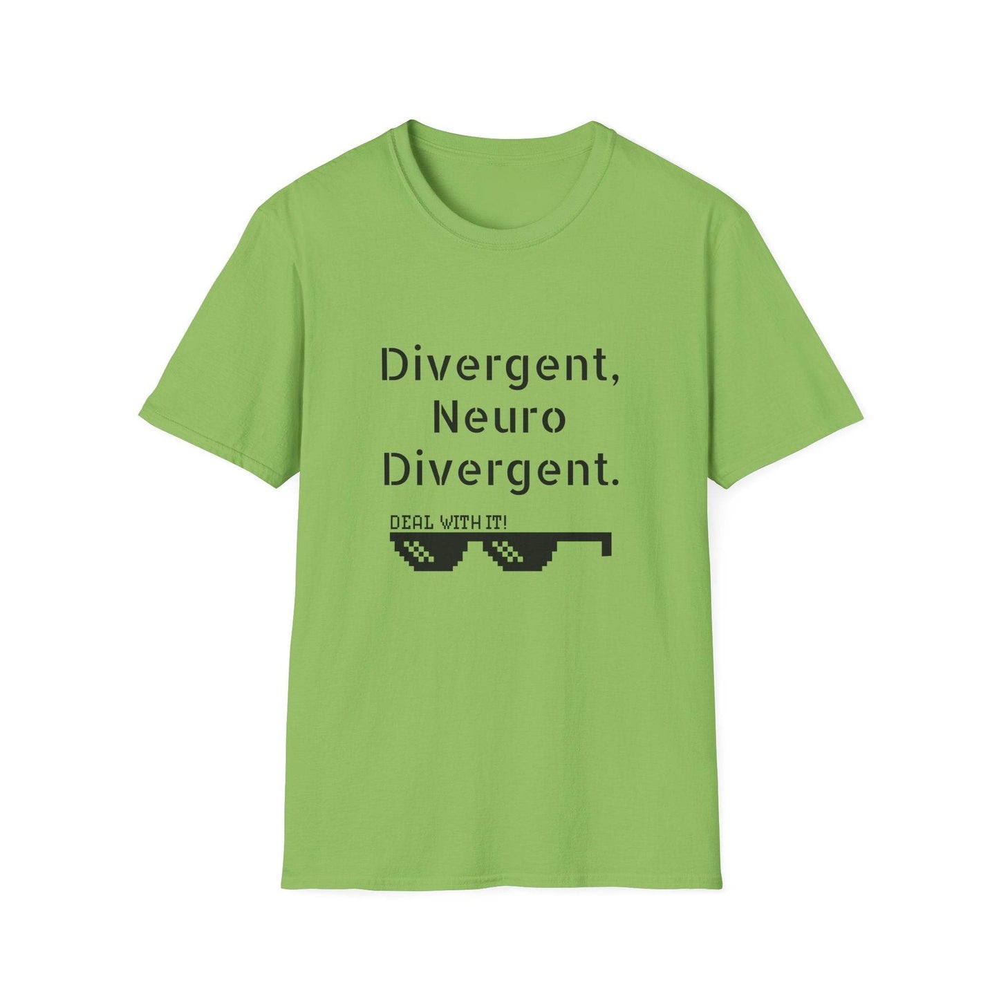 Divergent Neuro Divergent T-Shirt - Unisex Softstyle Tee - The Dreamer's Bookshop.