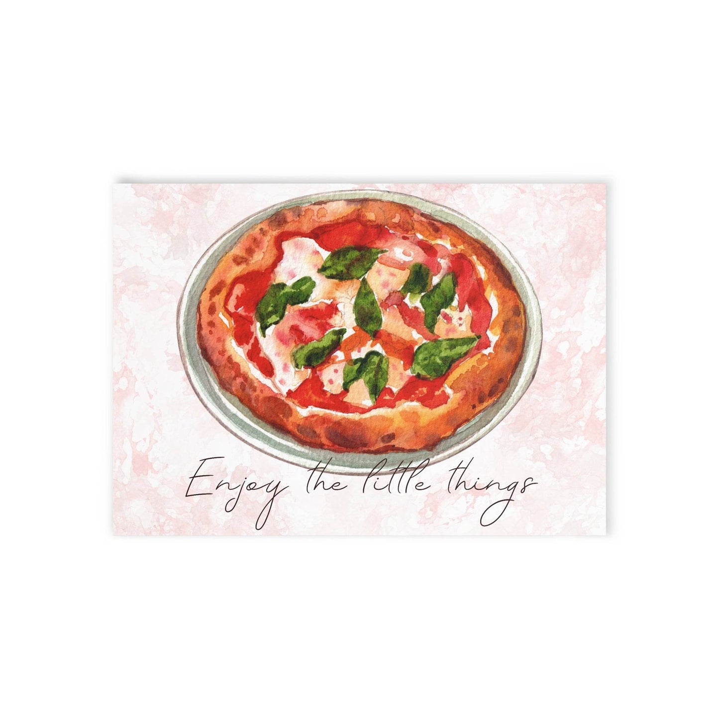 The Dreamer's Bookshop "Pizza" Enjoy the Little Things Card - The Dreamer's Bookshop.