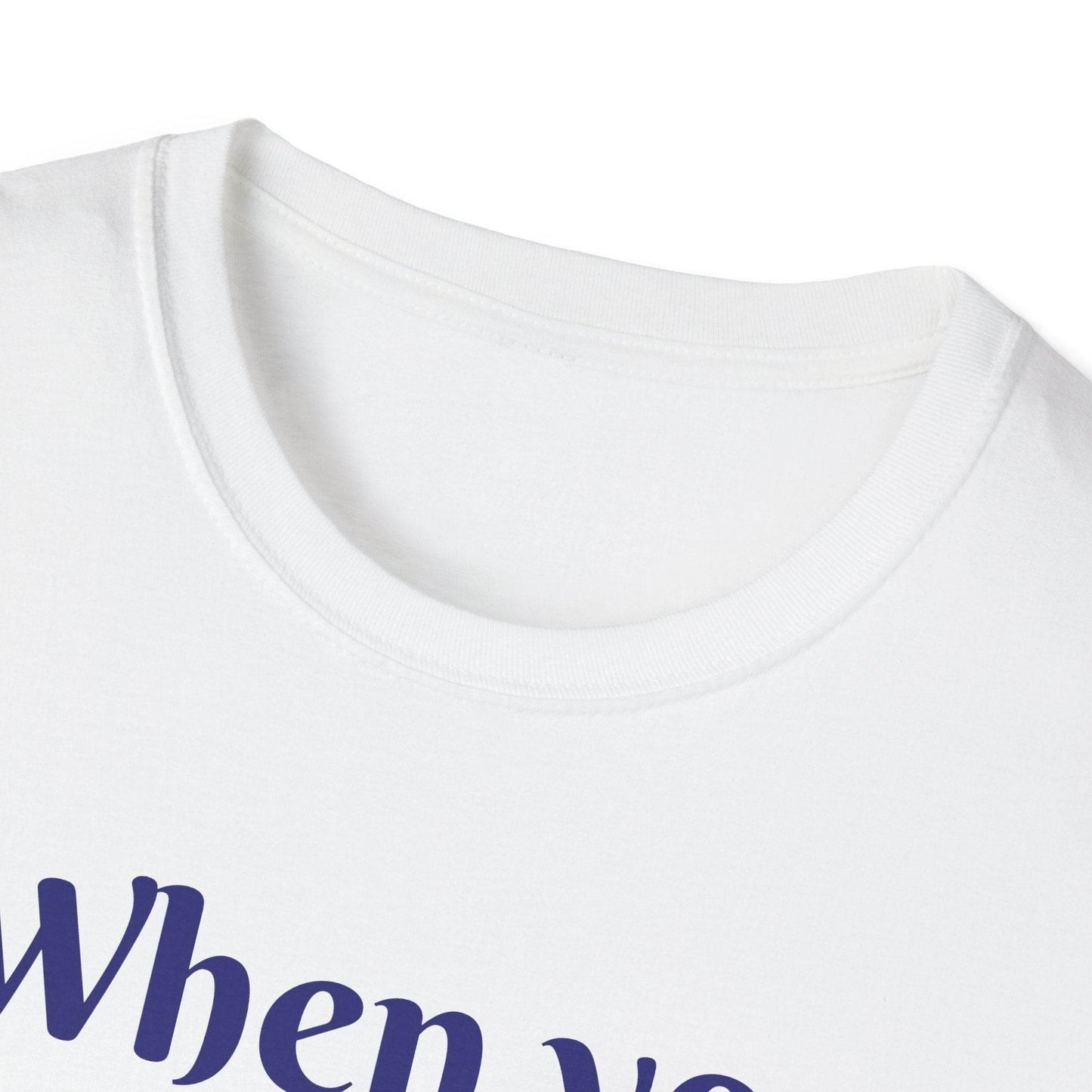 Unisex Softstyle T-Shirt - 'Just Breathe' - The Dreamer's Bookshop.