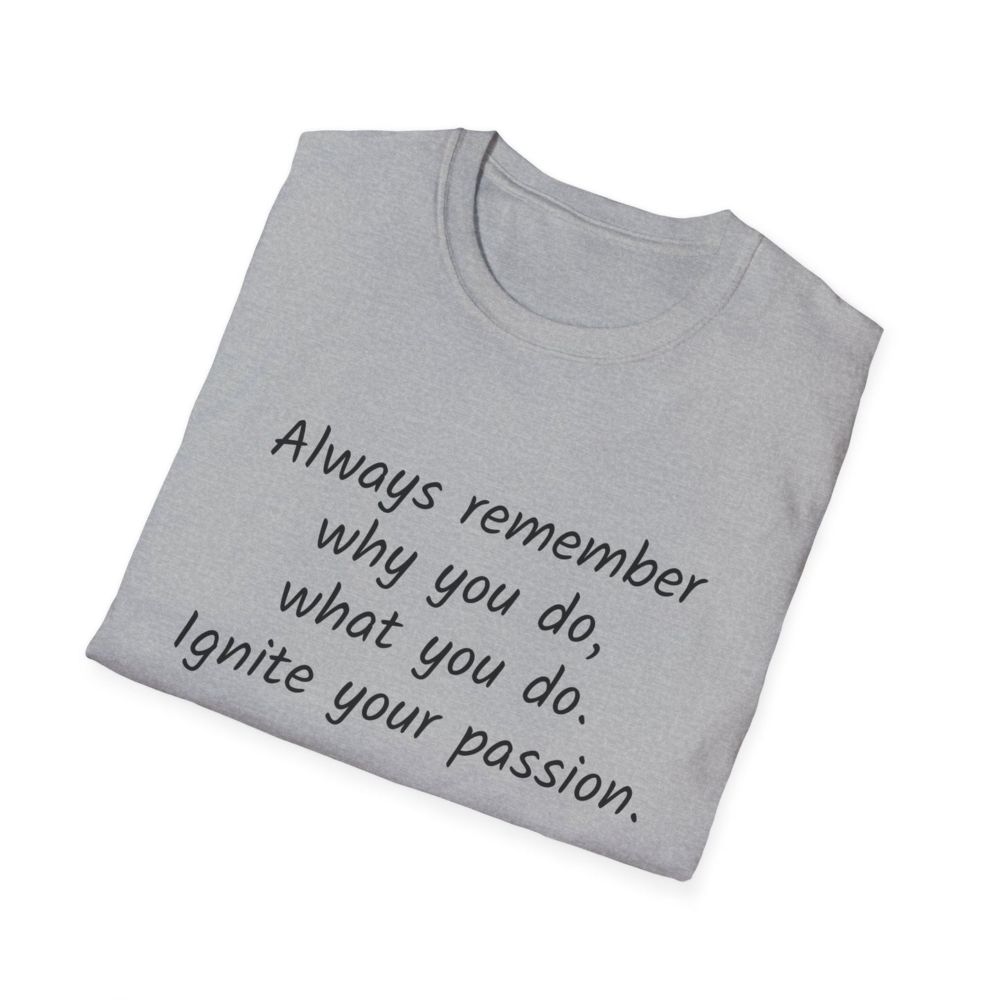 Inspirational Unisex T-Shirt - "Ignite Your Passion" - The Dreamer's Bookshop.