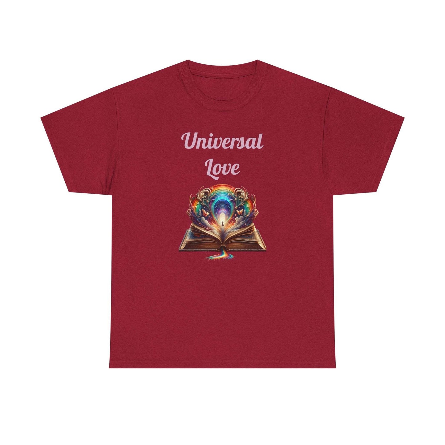 Universal Love - Graphic Tee - Unisex Heavy Cotton T-Shirt Queer Romance Books - The Dreamer's Bookshop.