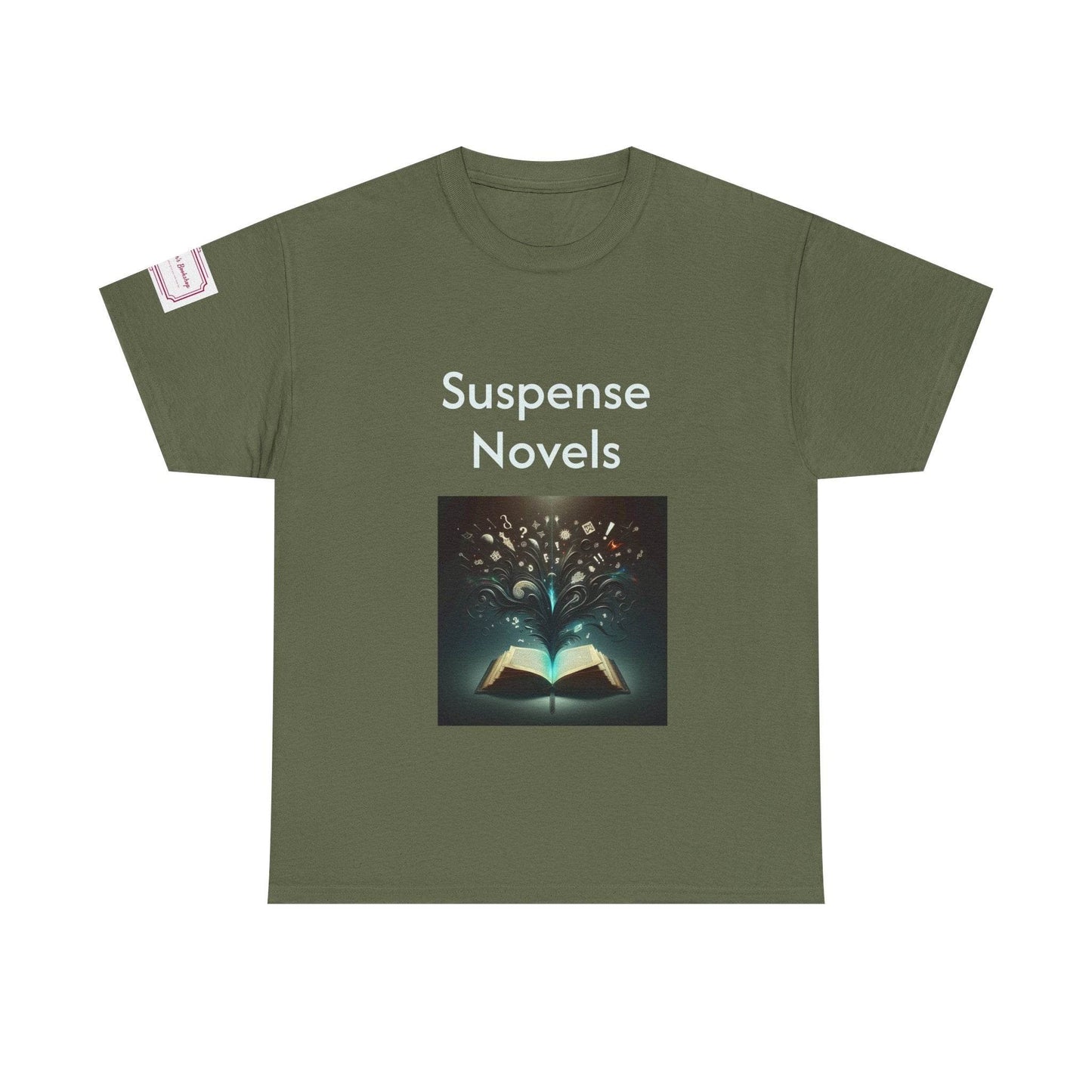 Fiction - Graphic Unisex Heavy Cotton Tee - Suspense Novels - The Dreamer's Bookshop.