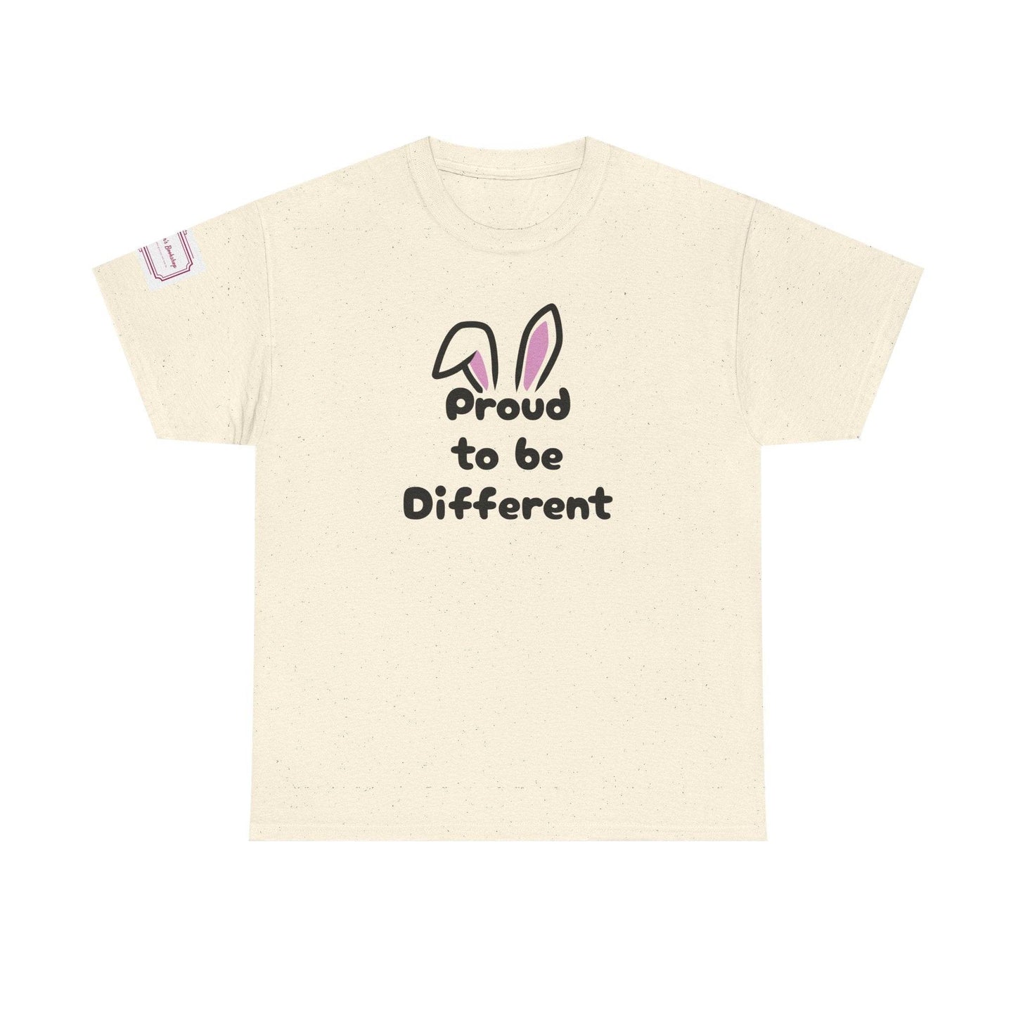 Proud to be Different Unisex Heavy Cotton Tee - Celebrate Individuality - The Dreamer's Bookshop.