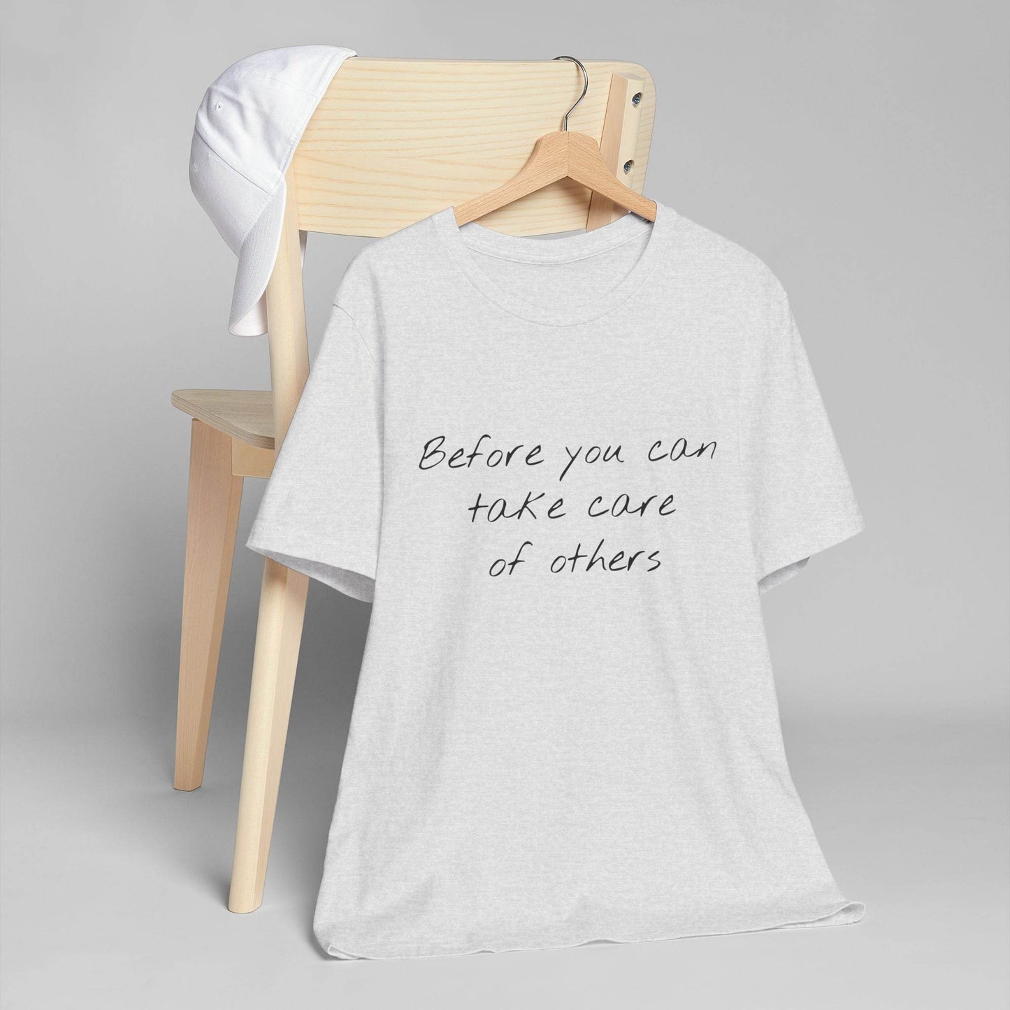 Unisex Jersey T-Shirt - 'Take Care' Inspirational - The Dreamer's Bookshop.