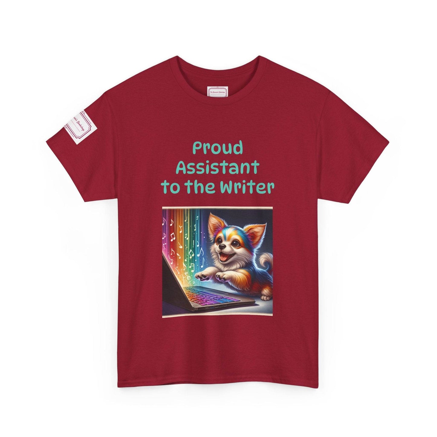 Writer Assistant - Unisex Heavy Cotton Tee - Perfect for Book Lovers - The Dreamer's Bookshop.