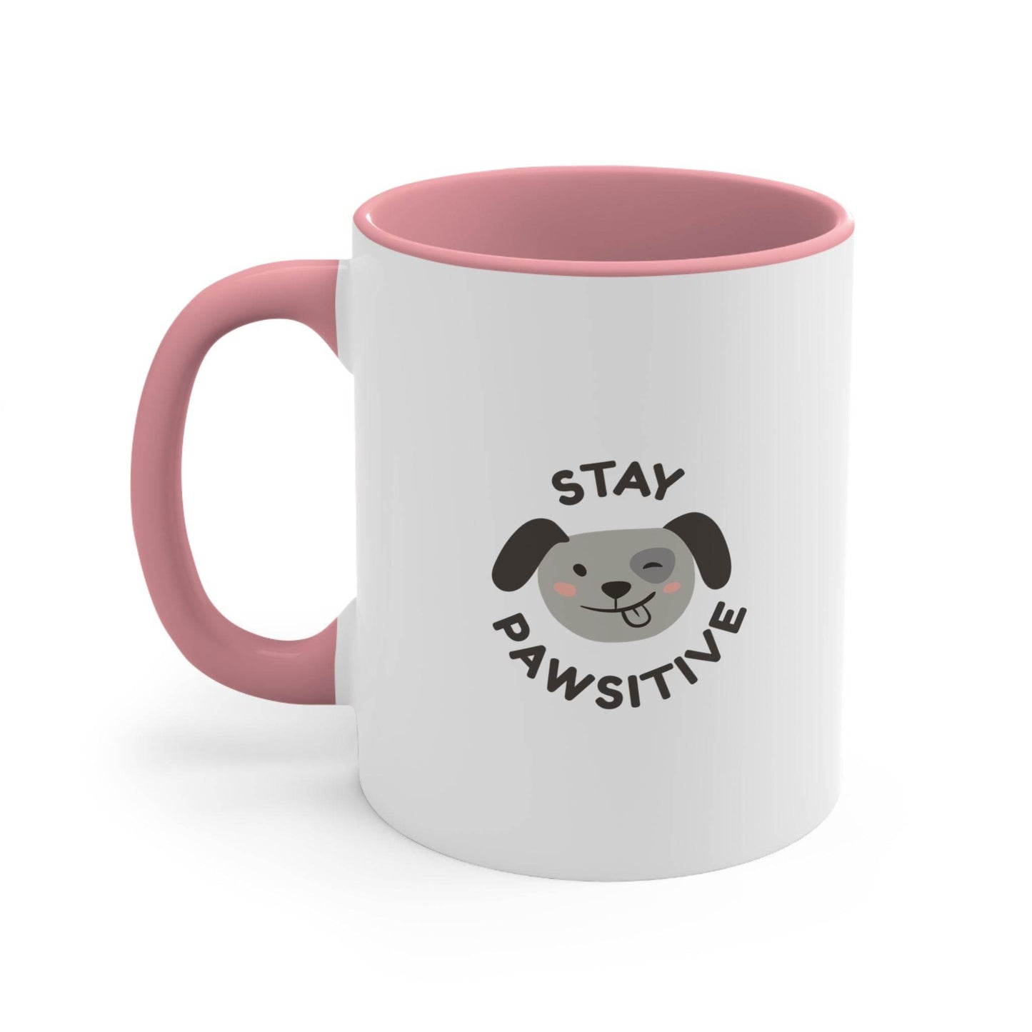 Funny Dog Pawsitive Mug - 11oz Drink and Behave Coffee Cup - The Dreamer's Bookshop.