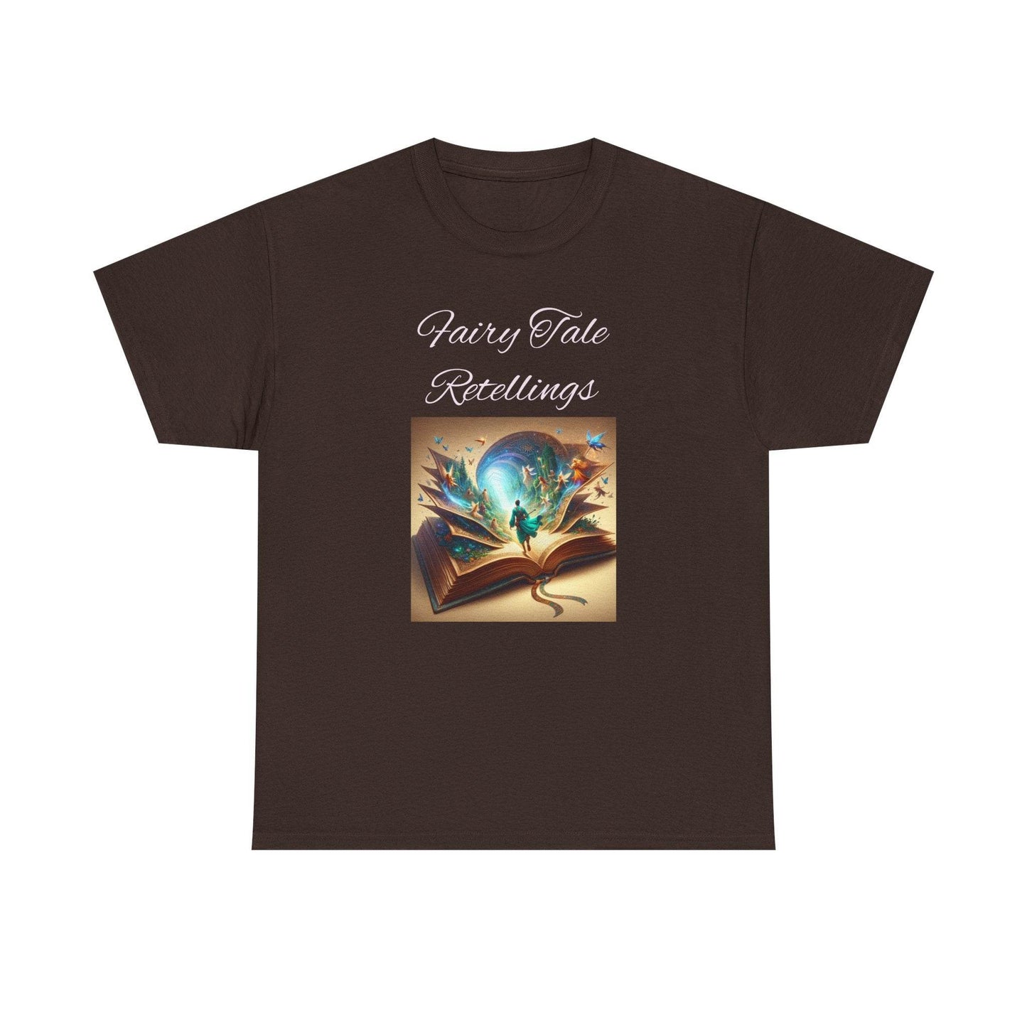 Fiction - Graphic Tee - Unisex Heavy Cotton T-Shirt - Fairy Tale Retellings - The Dreamer's Bookshop.