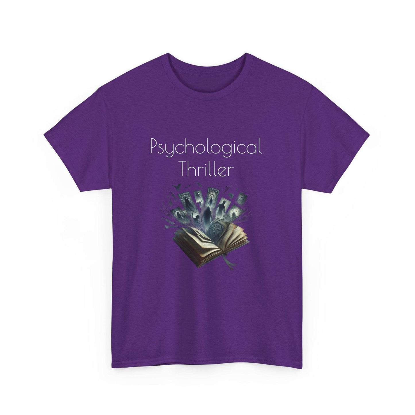 Fiction - Graphic Tee - Unisex Heavy Cotton T-Shirt Psychological Thriller - The Dreamer's Bookshop.