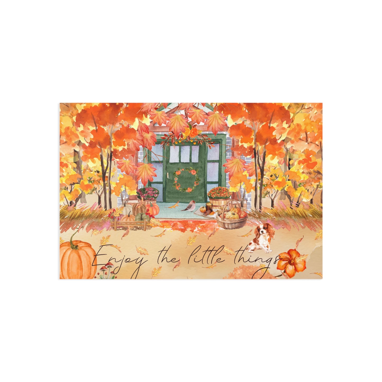 The Dreamer's Bookshop "Fall Lover" Enjoy the Little Things Card - The Dreamer's Bookshop.