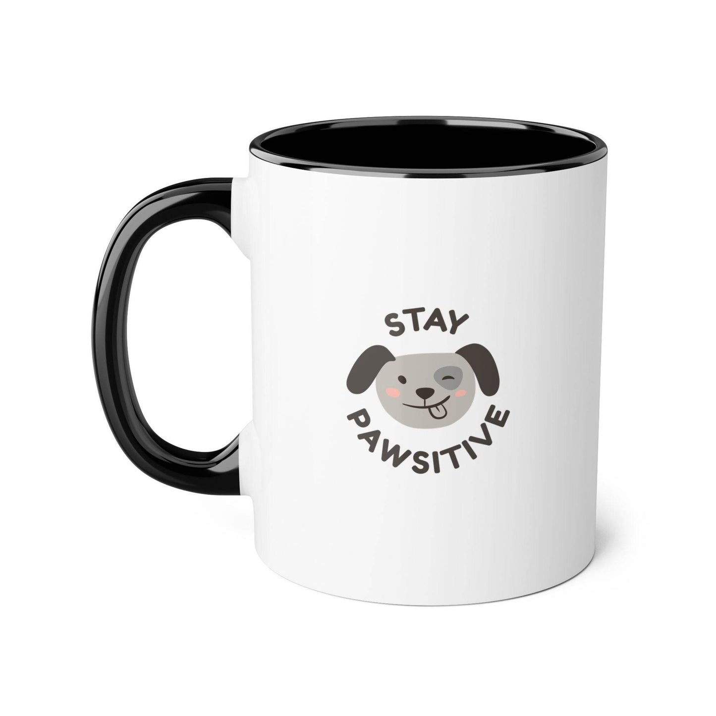 Funny Pawsitive Mug - 11oz Cup for Coffee Lovers - The Dreamer's Bookshop.