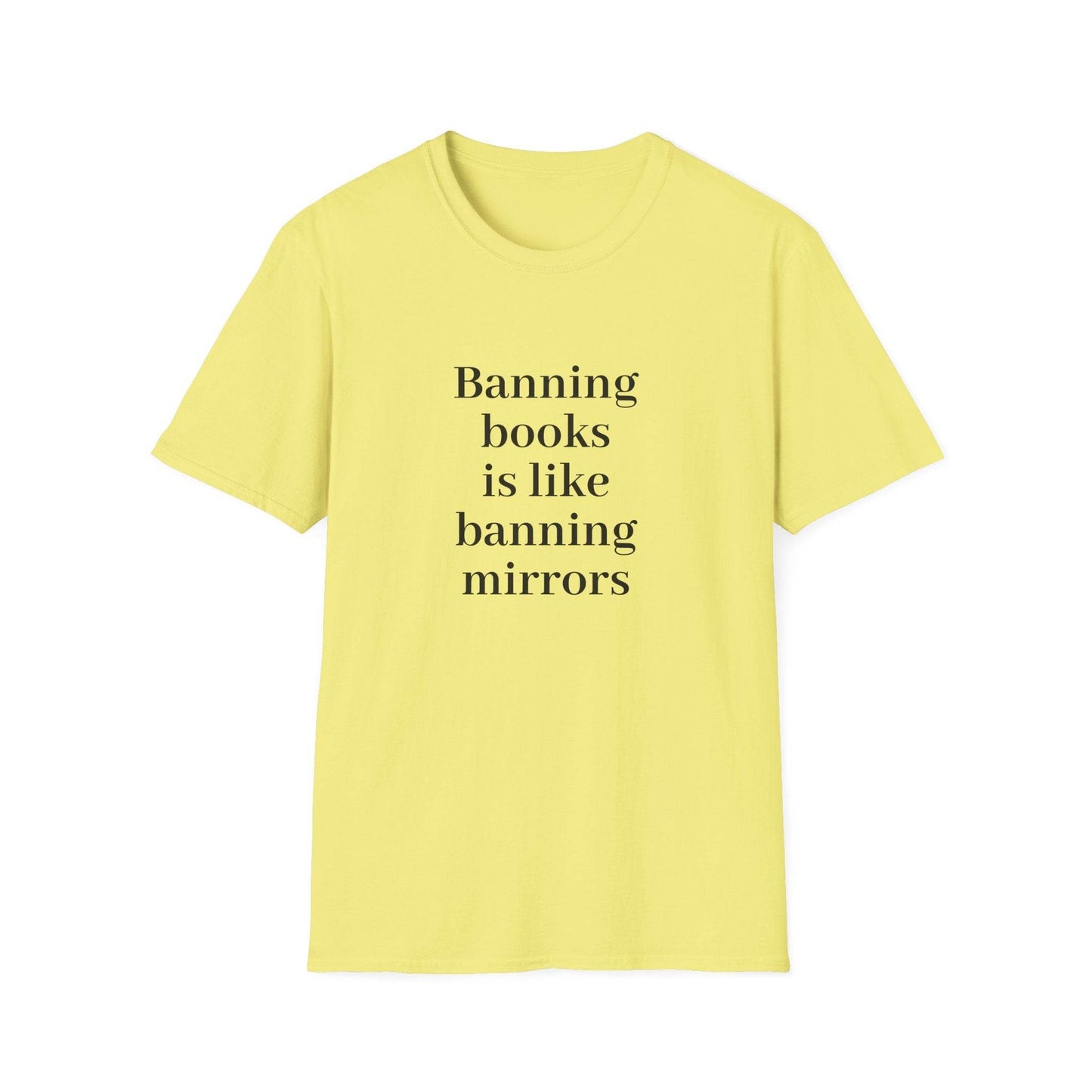 Unisex Softstyle T-Shirt - 'Banning Books' - The Dreamer's Bookshop.