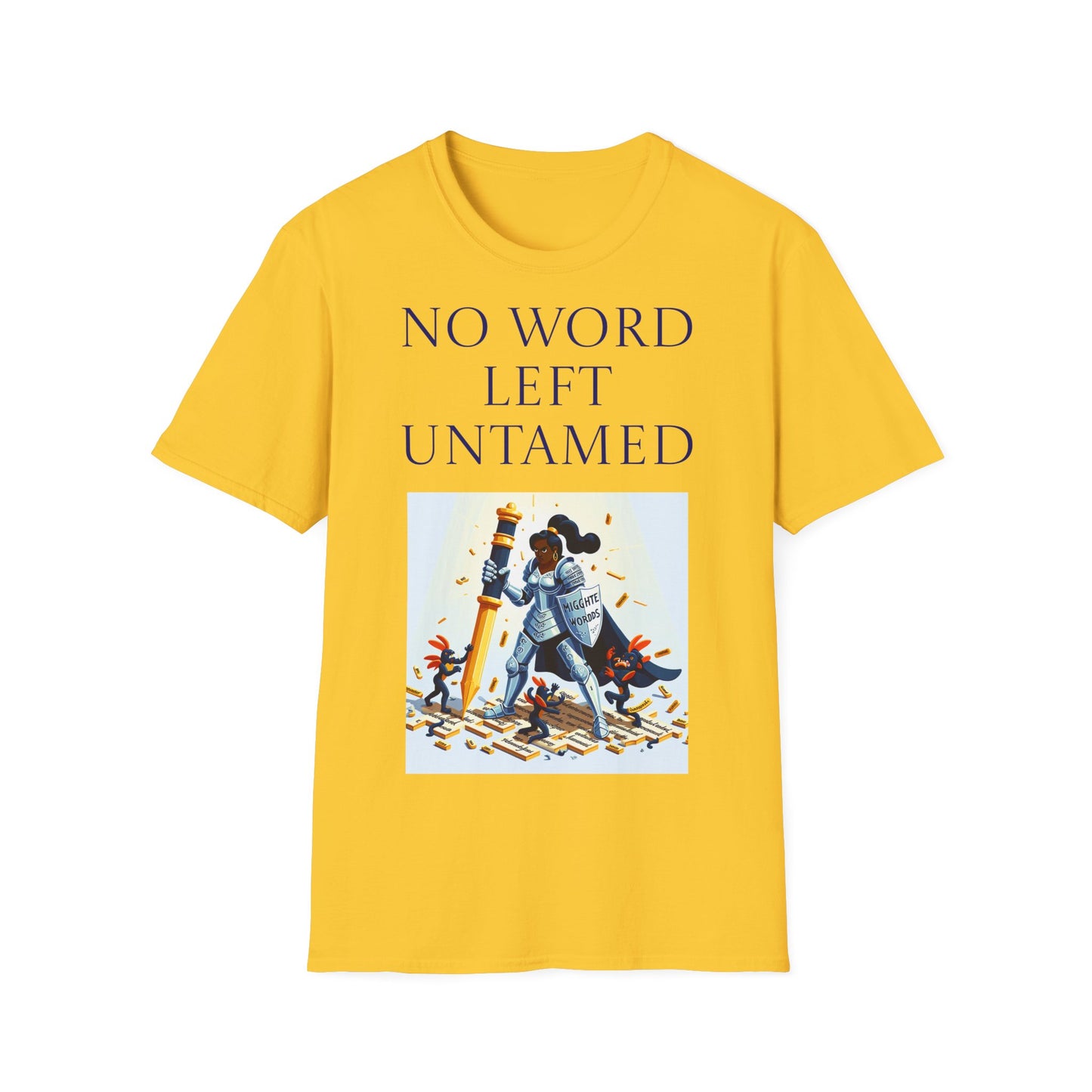 Unisex -Inspired T-Shirt - "No Word" - Perfect for Book Lovers - The Dreamer's Bookshop.