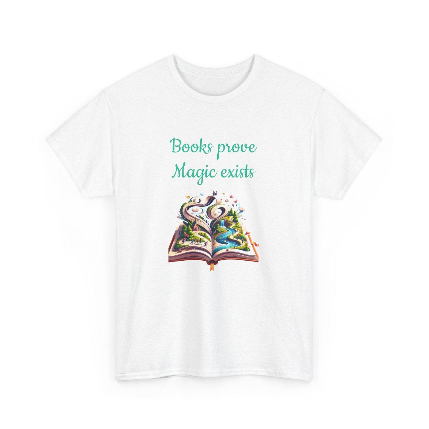 Magic Exists -A Unisex Heavy Cotton Tee - Perfect Gift for Book Lovers - The Dreamer's Bookshop.