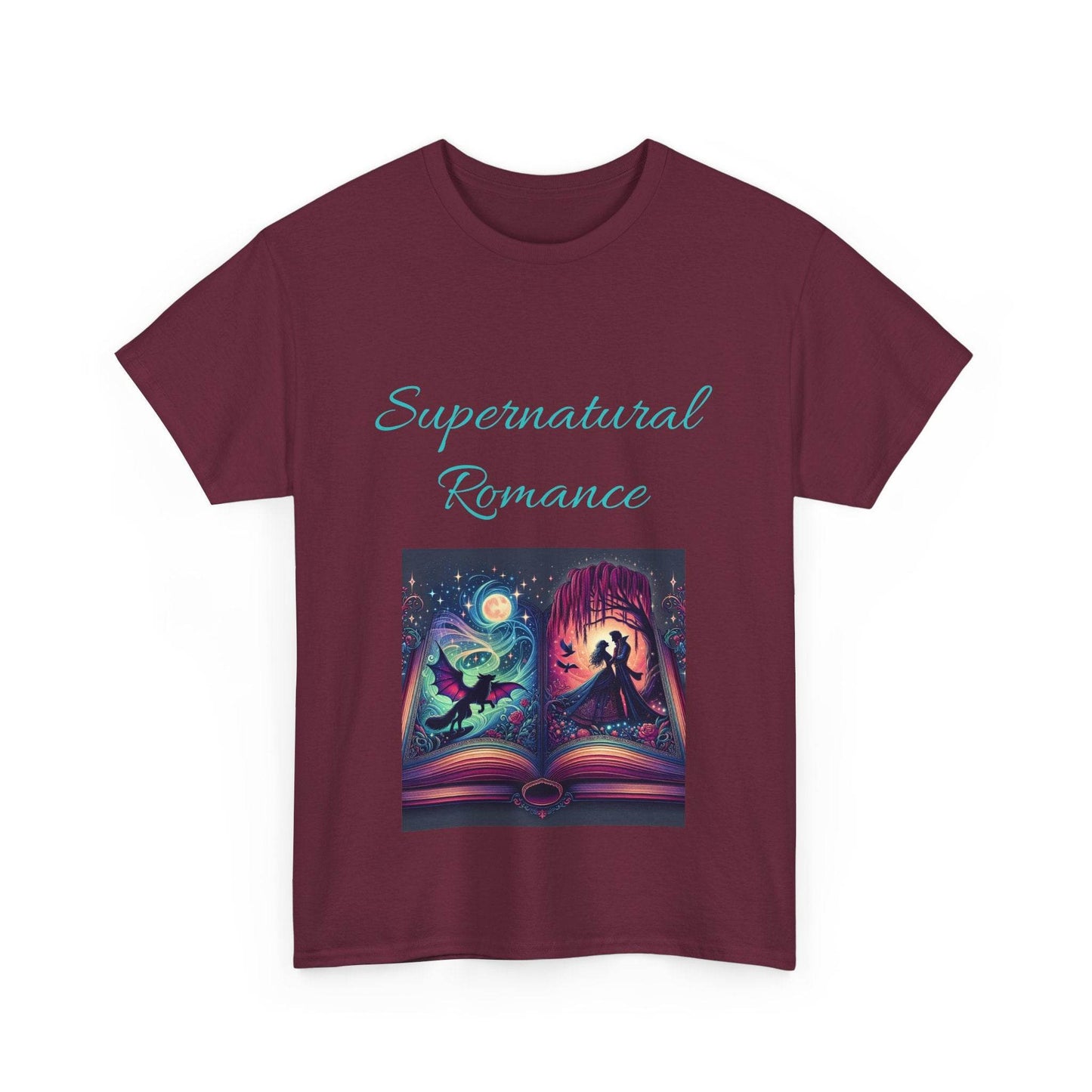 Fantasy - Unisex Heavy Cotton Tee - Supernatural Romance - The Dreamer's Bookshop.