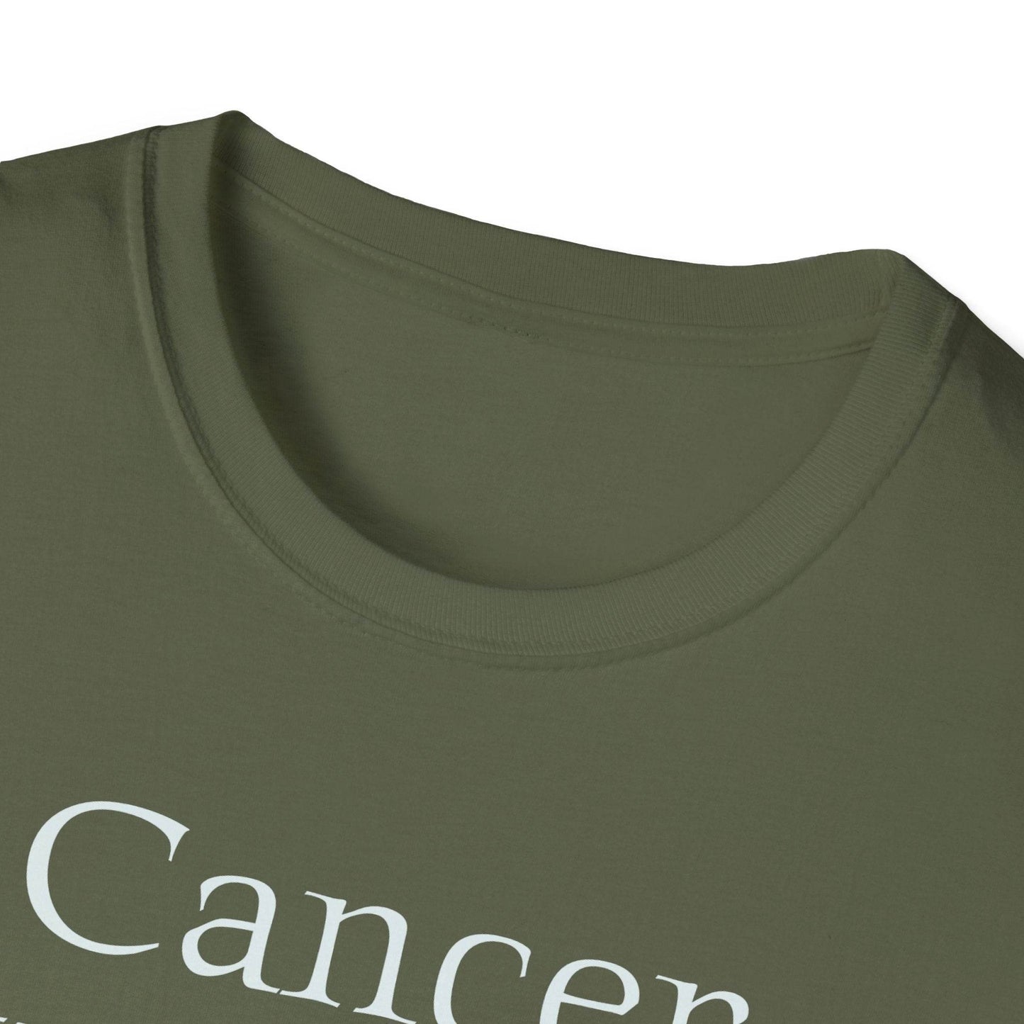 Cancer Warrior Unisex Softstyle T-Shirt - Empowering Graphic Tee for Women's Health Awarenes - The Dreamer's Bookshop.