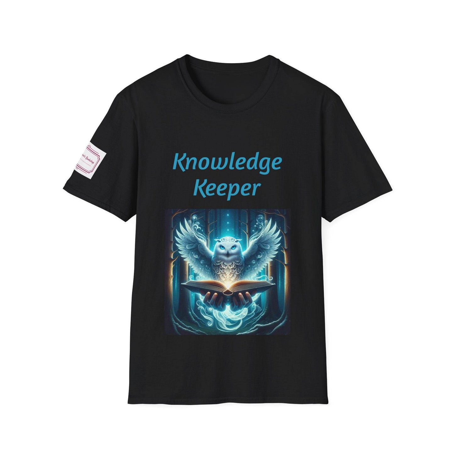 Knowledge Keeper Owl Unisex Softstyle T-Shirt - Proud Reader - The Dreamer's Bookshop.