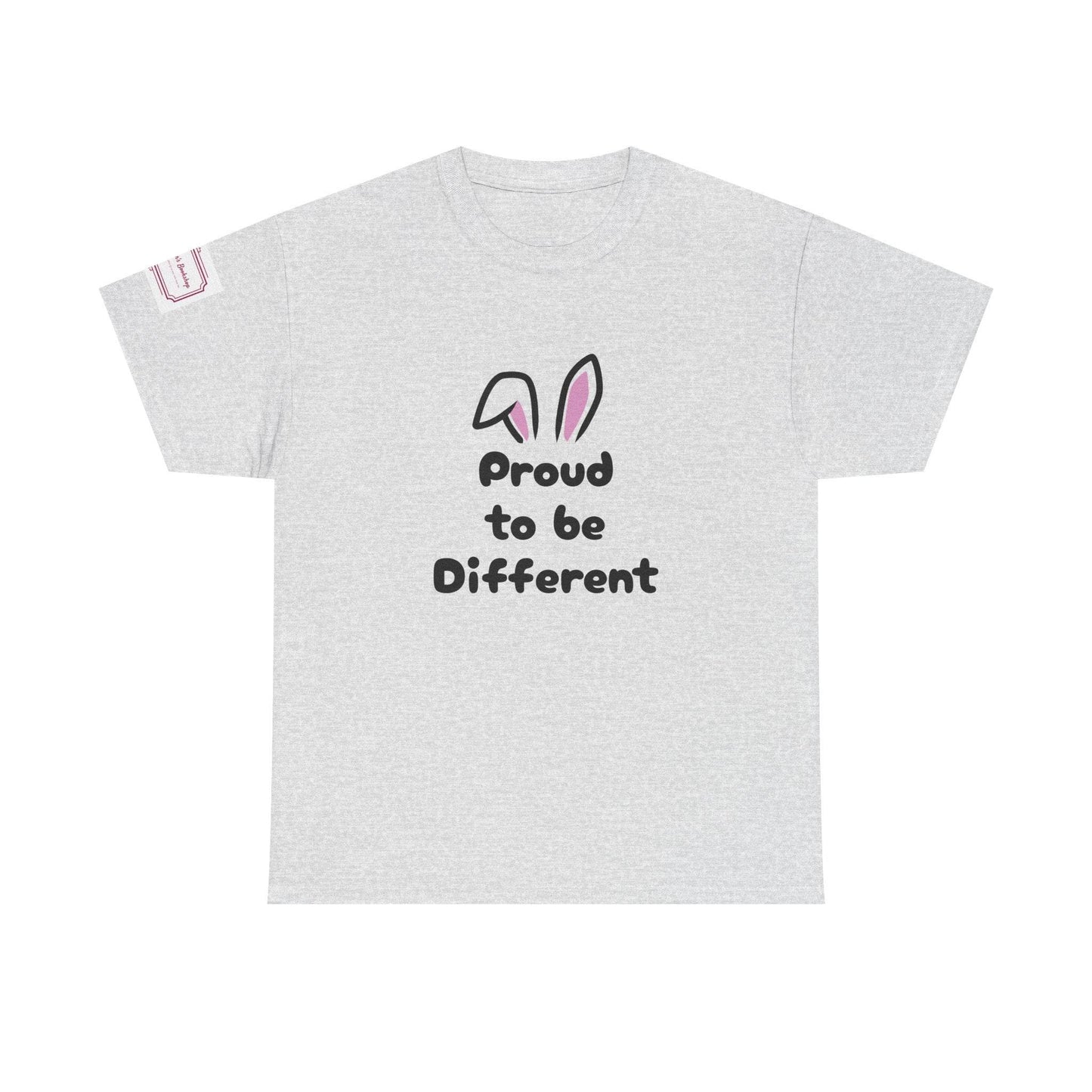 Proud to Be Different Unisex Heavy Cotton Tee – Celebrate Uniqueness - The Dreamer's Bookshop.