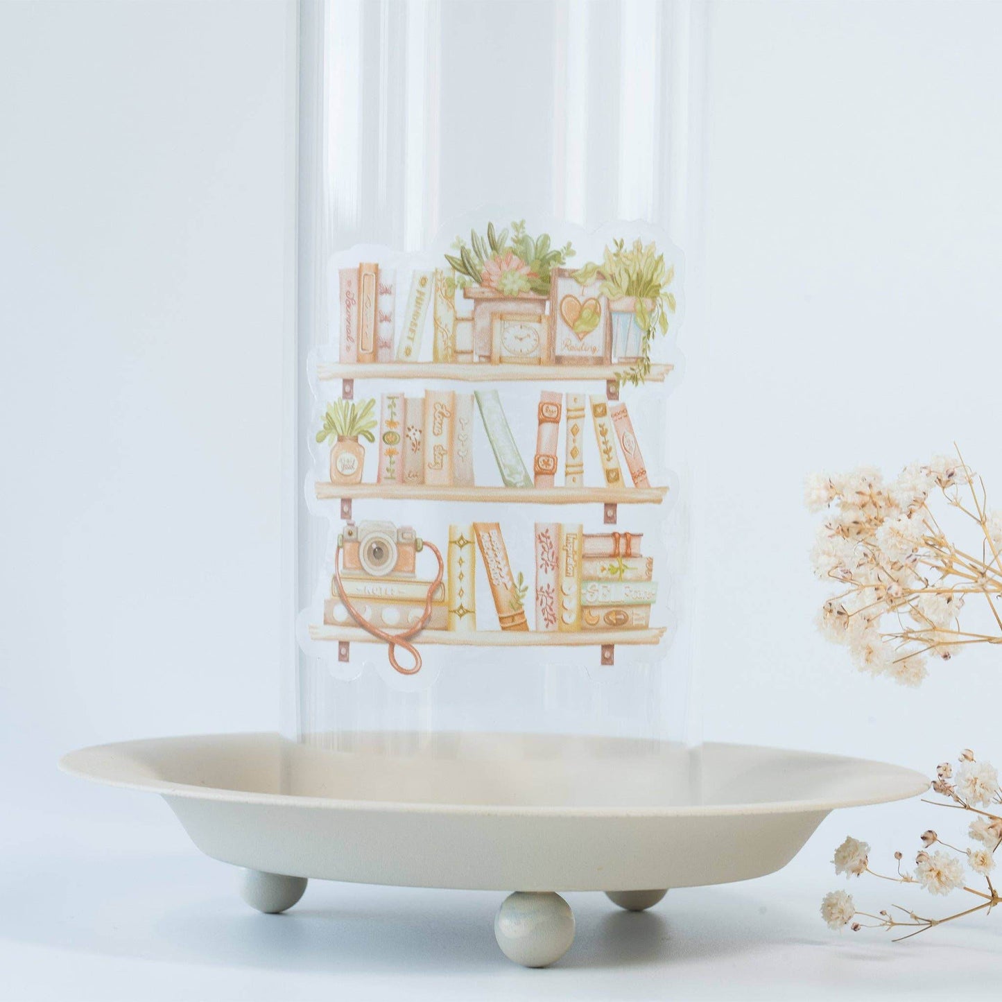 LETTOOn - Doorzichtige vinylsticker - Inspiration Shelf - The Dreamer's Bookshop.