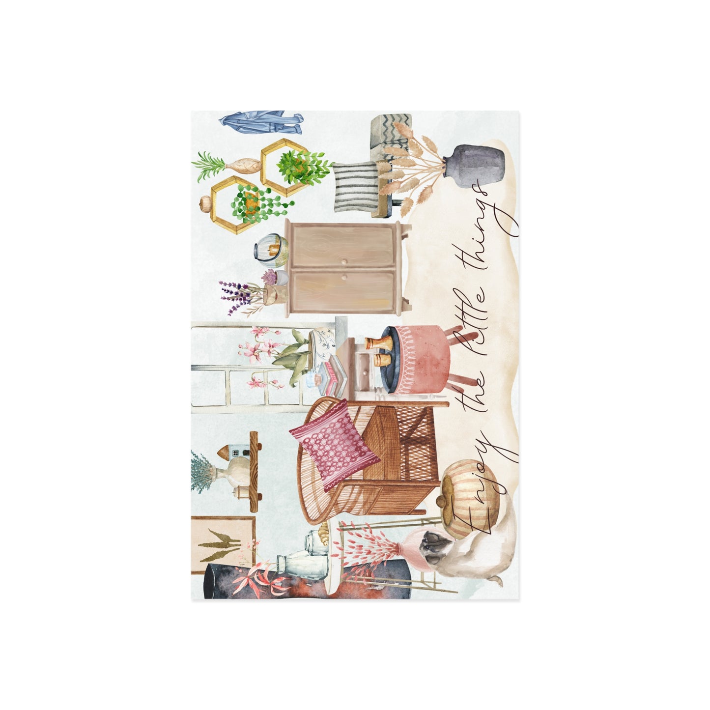 The Dreamer's Bookshop "Mugsie" Enjoy the Little Things Card - The Dreamer's Bookshop.