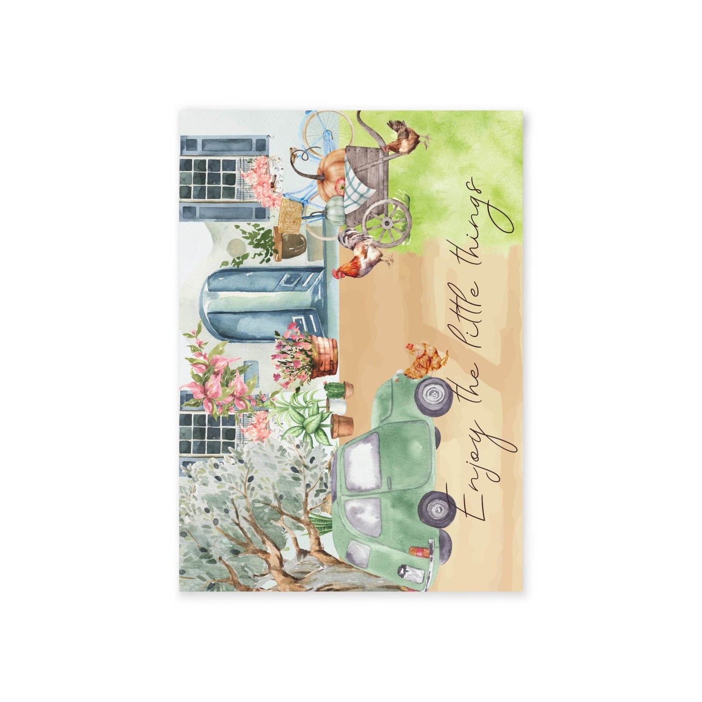 The Dreamer's Bookshop "Country side" Enjoy the Little Things Card - The Dreamer's Bookshop.