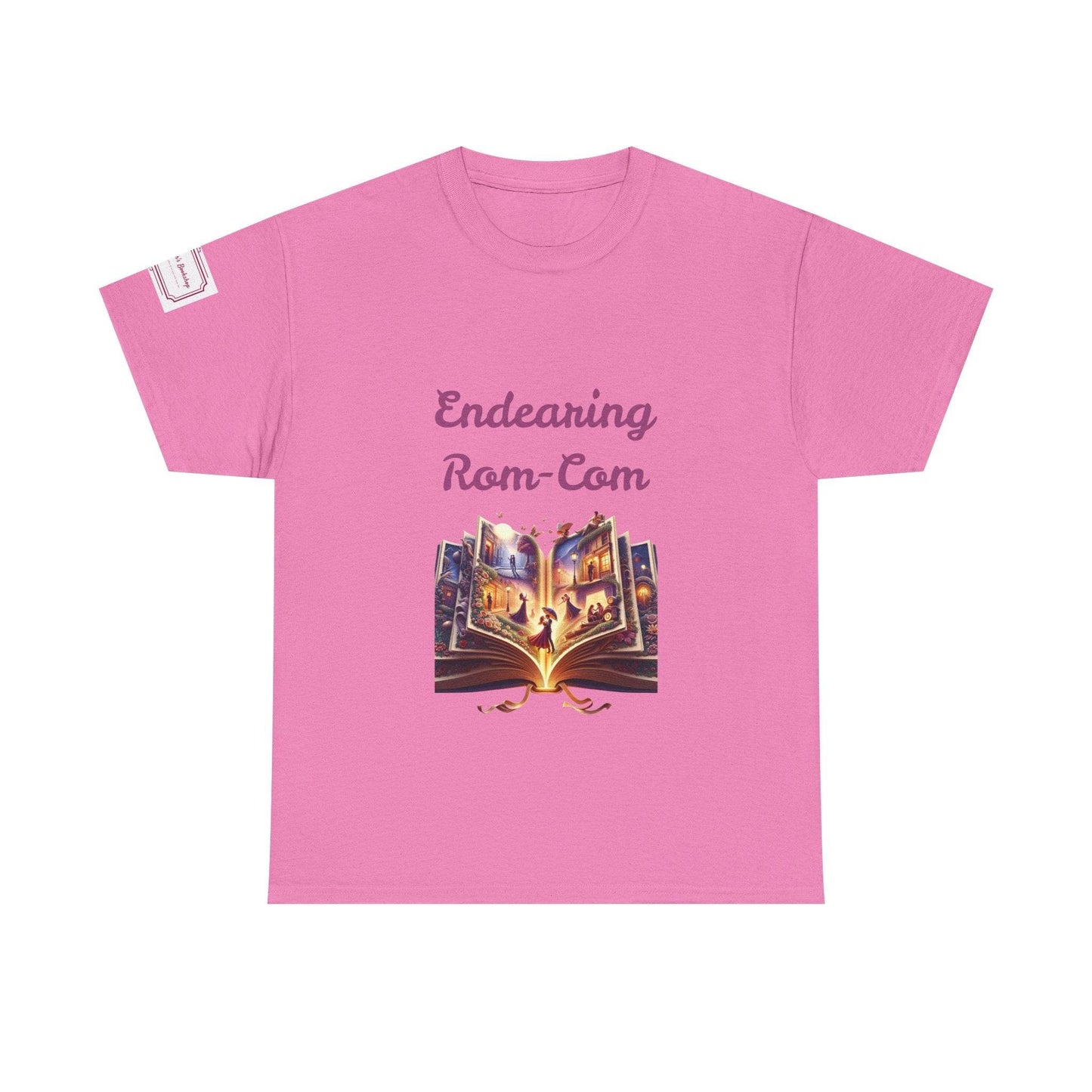 Endearing - Graphic Unisex Heavy Cotton Tee - Rom-Com Books - The Dreamer's Bookshop.