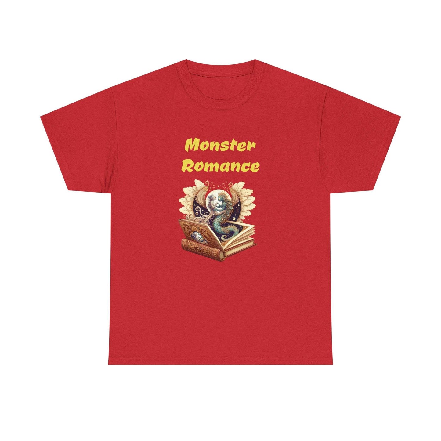 Fantasy - Graphic Tee - Unisex Heavy Cotton T-Shirt Monster Romance Books - The Dreamer's Bookshop.
