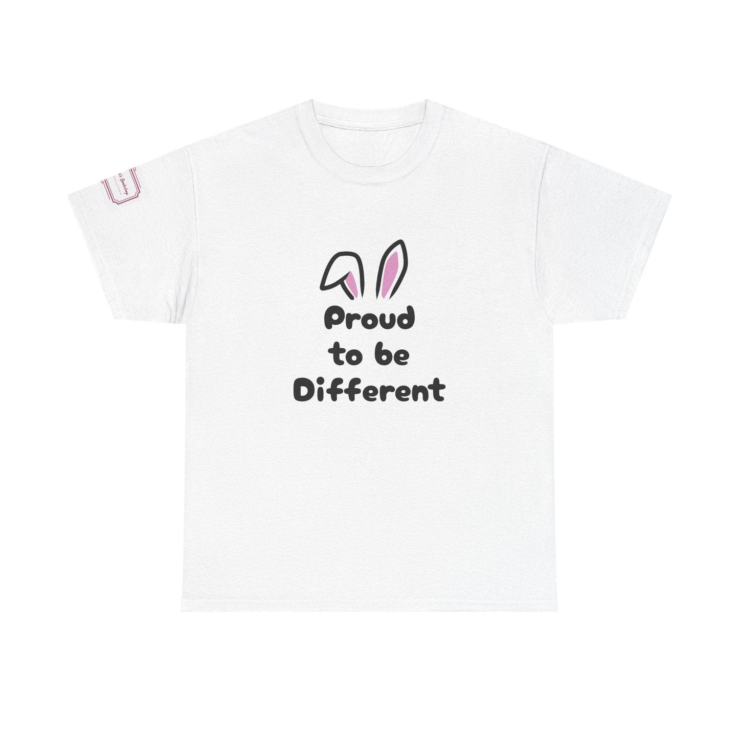 Proud to Be Different Unisex Heavy Cotton Tee – Celebrate Uniqueness - The Dreamer's Bookshop.