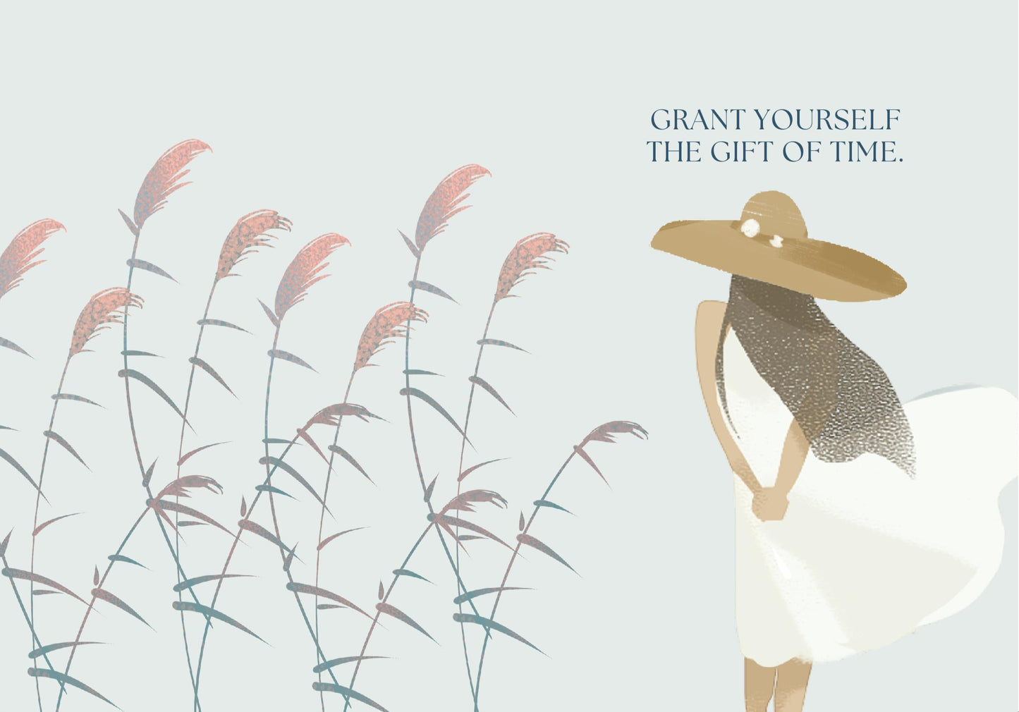 The Dreamer's Bookshop "Grant Yourself Time" Sympathy Card - The Dreamer's Bookshop.