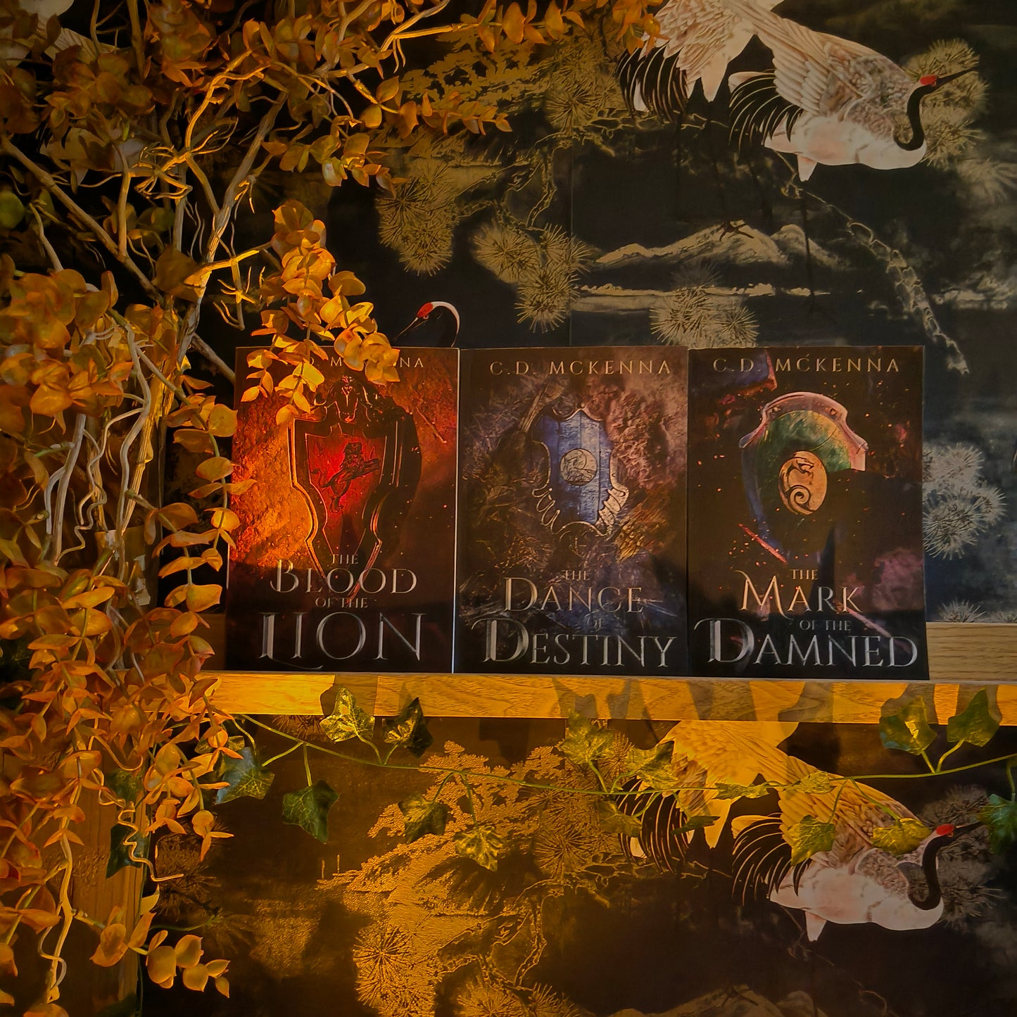 Three books: The blood of the Lion; The Dance of Destiny; The Mark of the Damned.